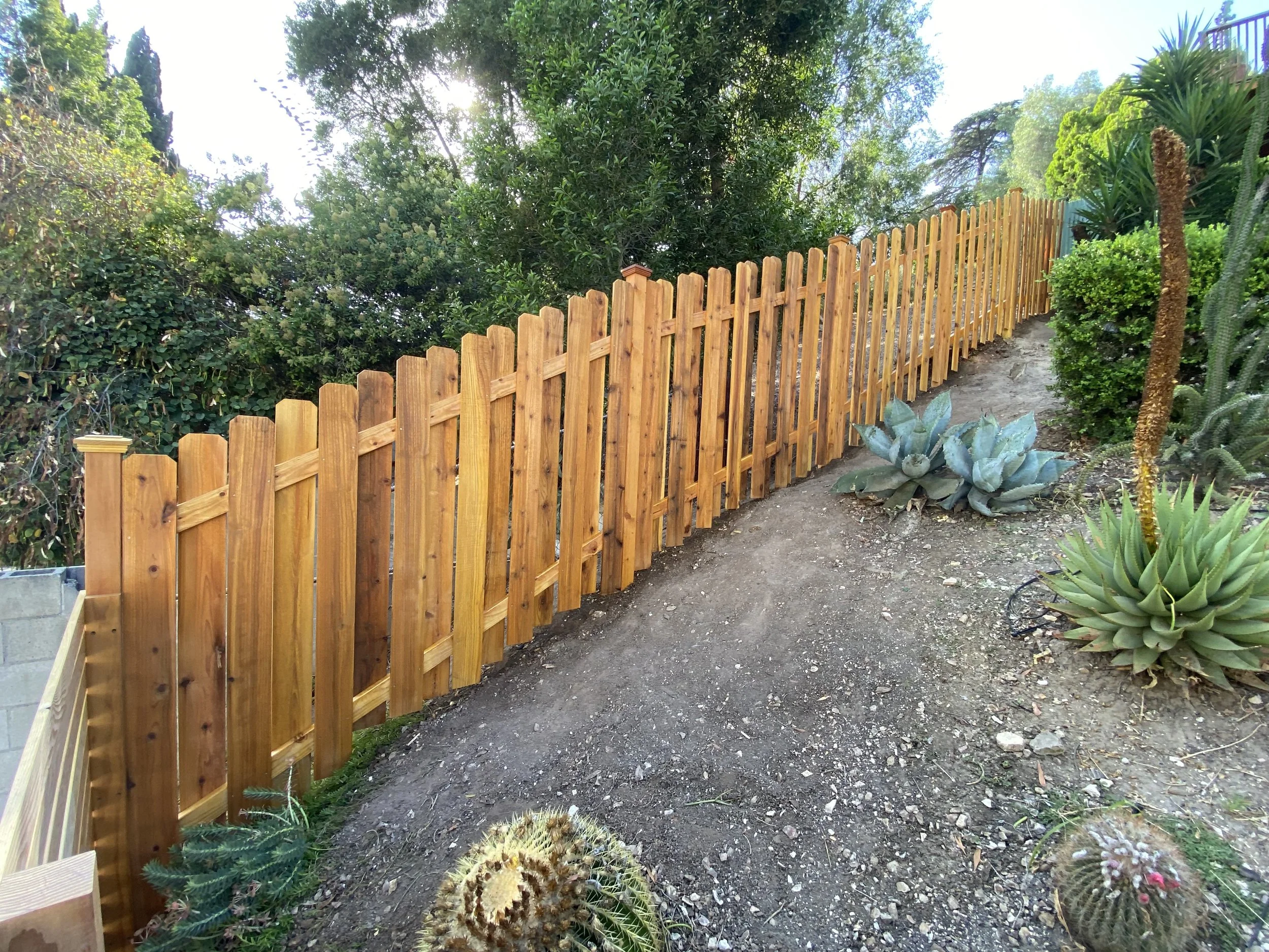 Cedar Shadow Box Privacy Fence
