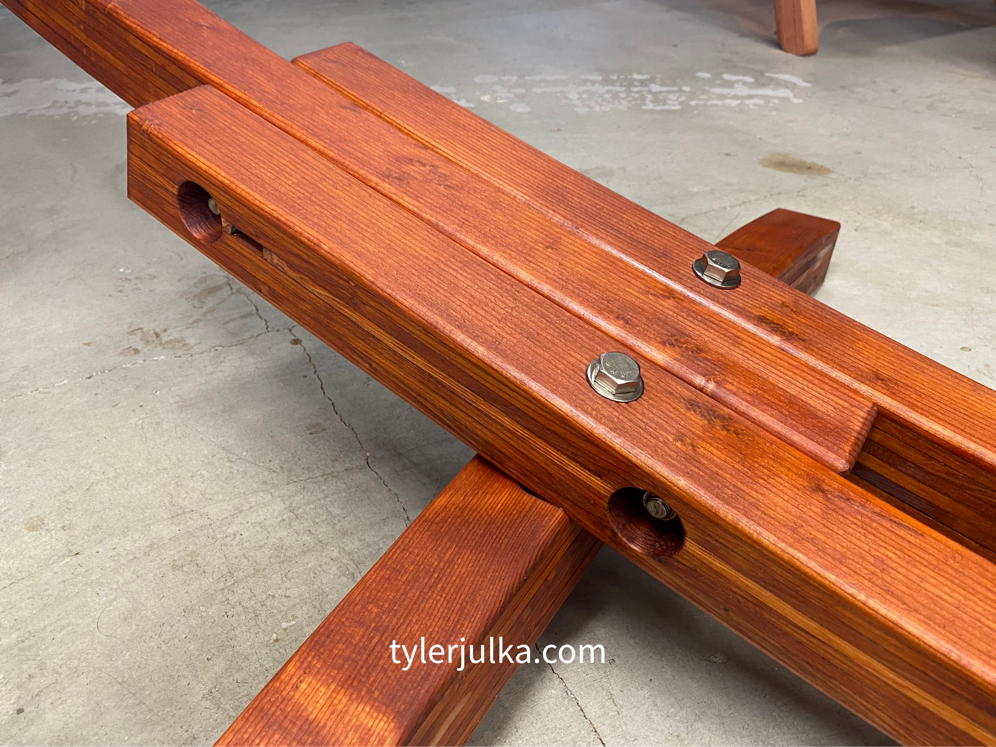 Con Heart Redwood | Hammock Stand — Los Angeles