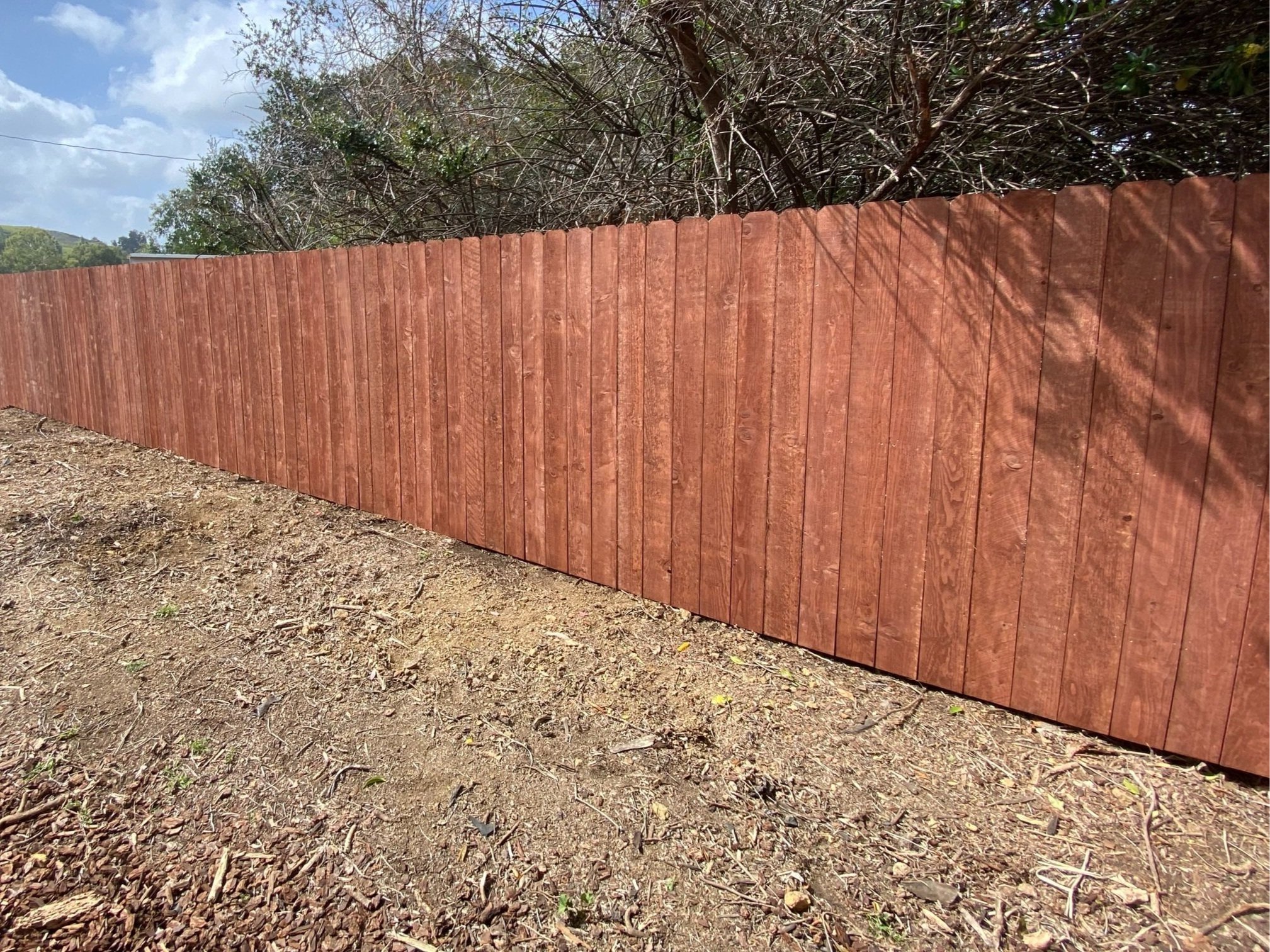 Dog Ear Wood Privacy Fence