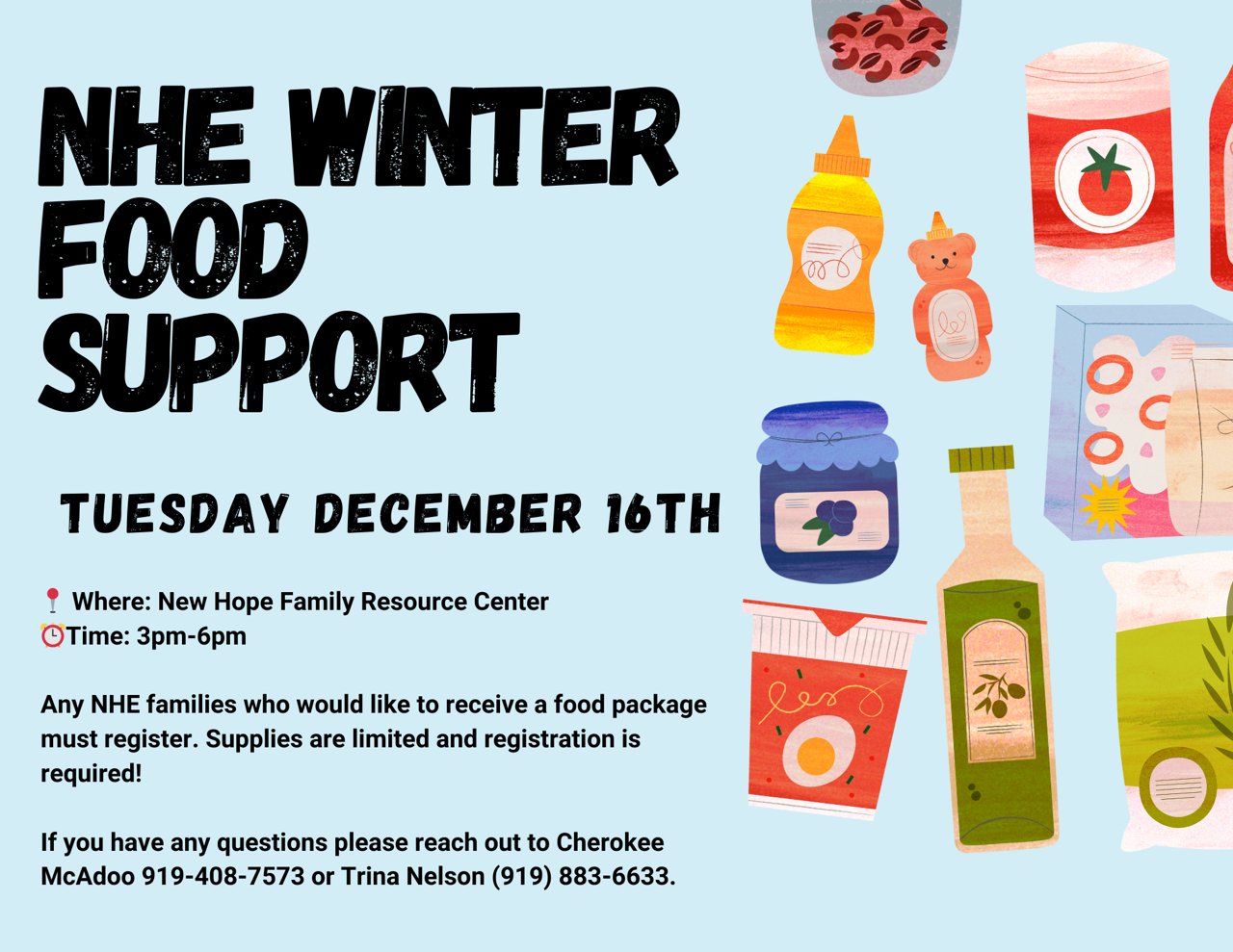 Parishioner’s School Providing Food for Families during the holidays