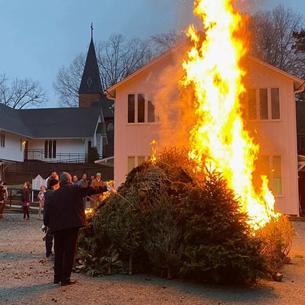 Evening Village Church: Epiphany Burning of the Greens &amp; Chili Cook-Off