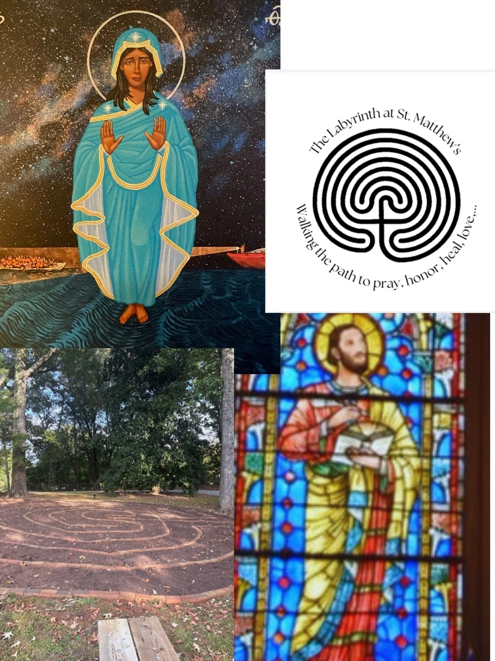 Monthly Collective Labyrinth Walk Thursday, September  17, 2026, at 6pm at The Labyrinth at St. Matthew’s
