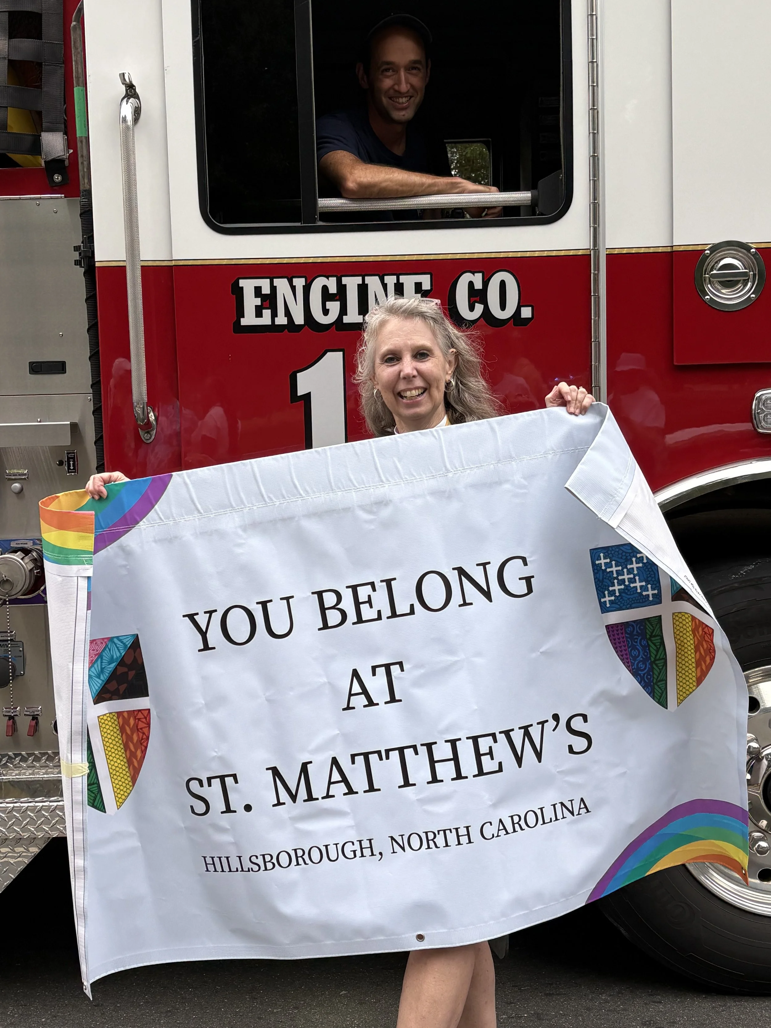 LGBTQIA+ Ministry Walks with Fellow Parishes in Durham Pride Parade