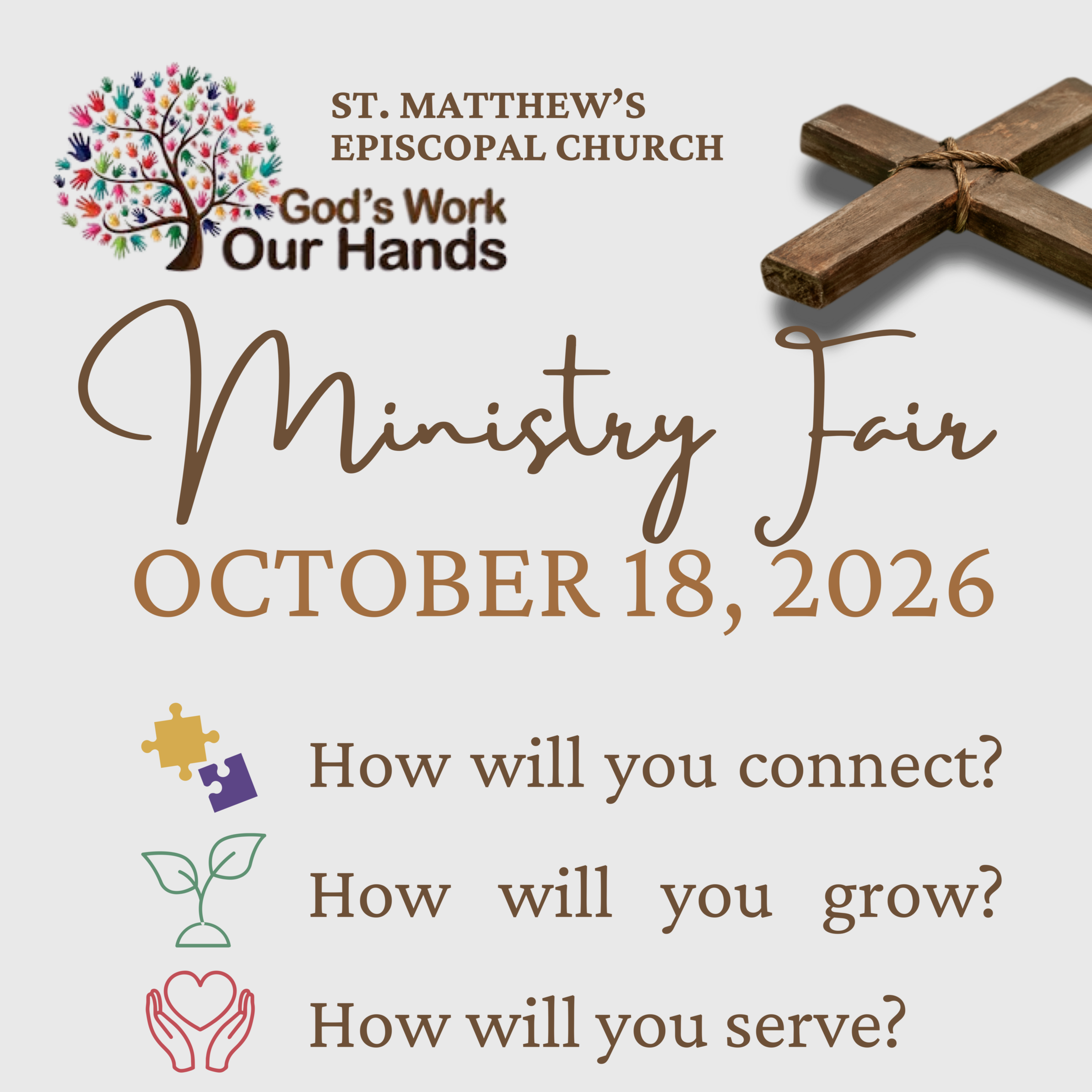Ministry Fair:  Be a Blessing, Explore Our Ministries