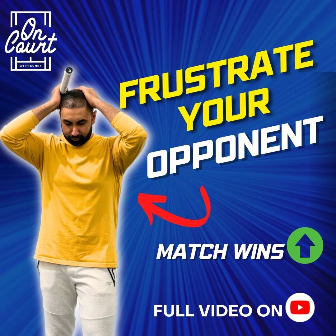 Would you like to win more matches? 
One of the ways is by not giving our opponent a rhythm by making them hit shots that are coming at different speeds,heights and spins. 
In this video we discuss how using this ONE SHOT can frustrate our opponents 