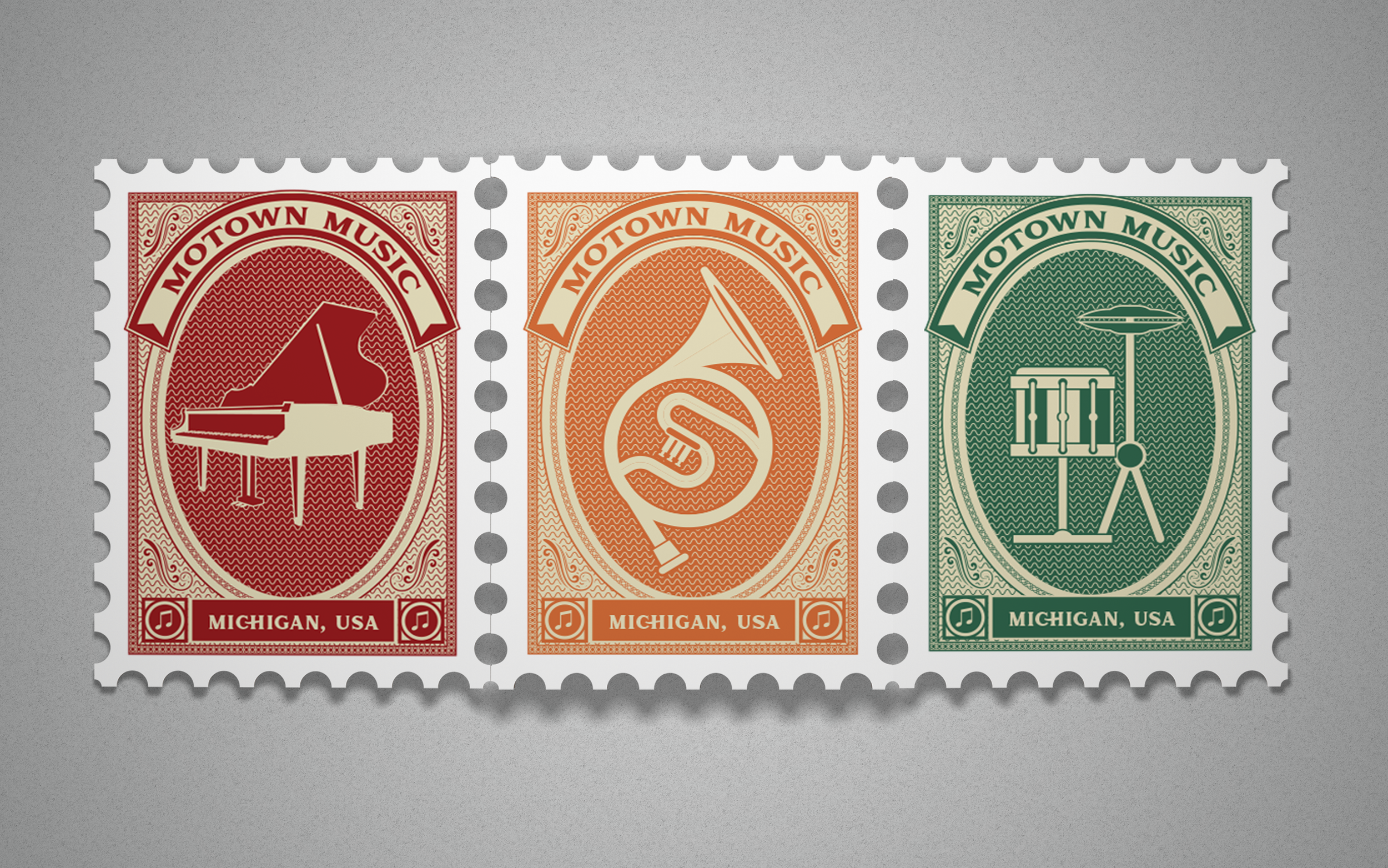 Stamps Collection — Stamps Mockup 1