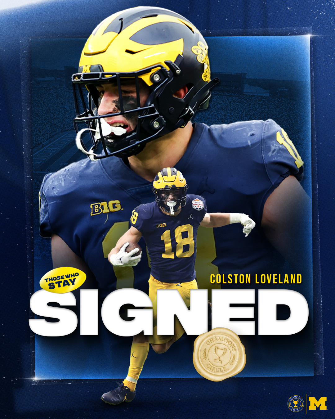 Sports Graphics — Colston Loveland Signed