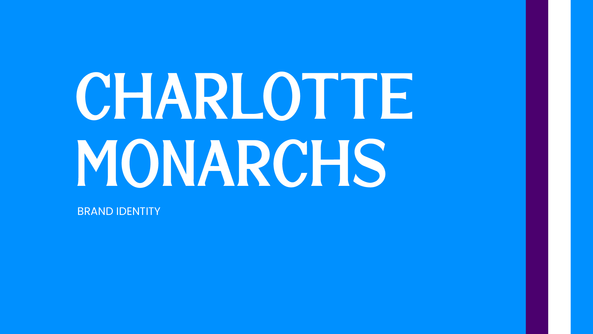 Charlotte Monarchs — Charlotte Monarchs Presentation 01