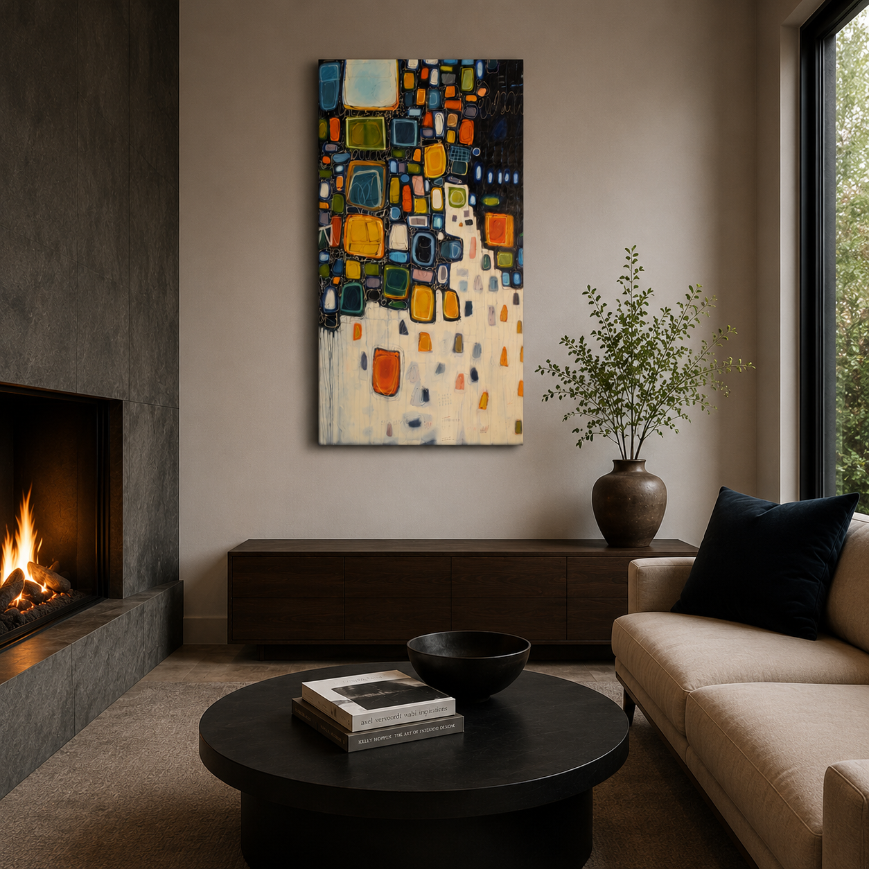 Moonlight Geometry living fireplace.png