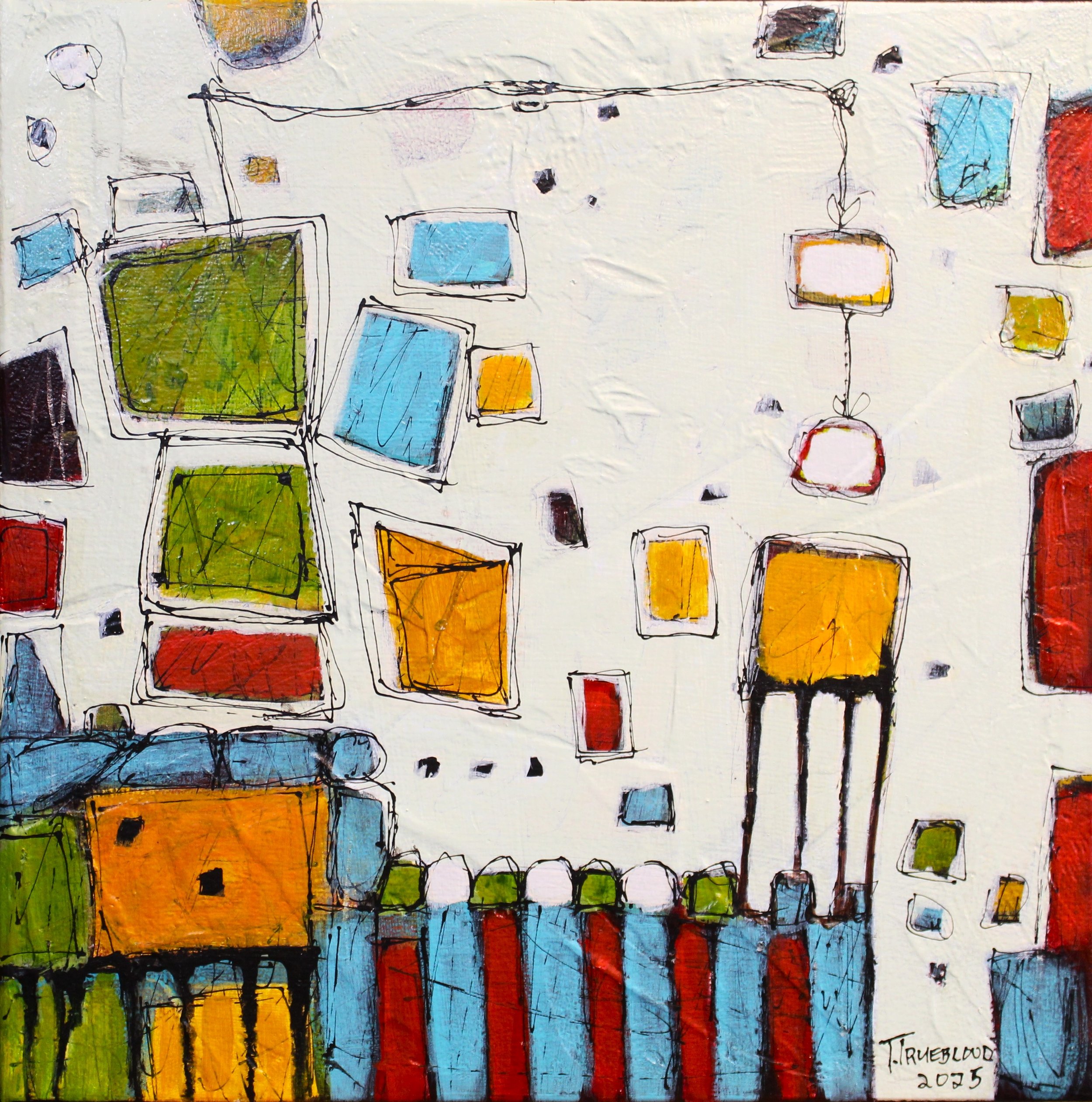 Stork Angler #1  |  12x12x1.5 inches