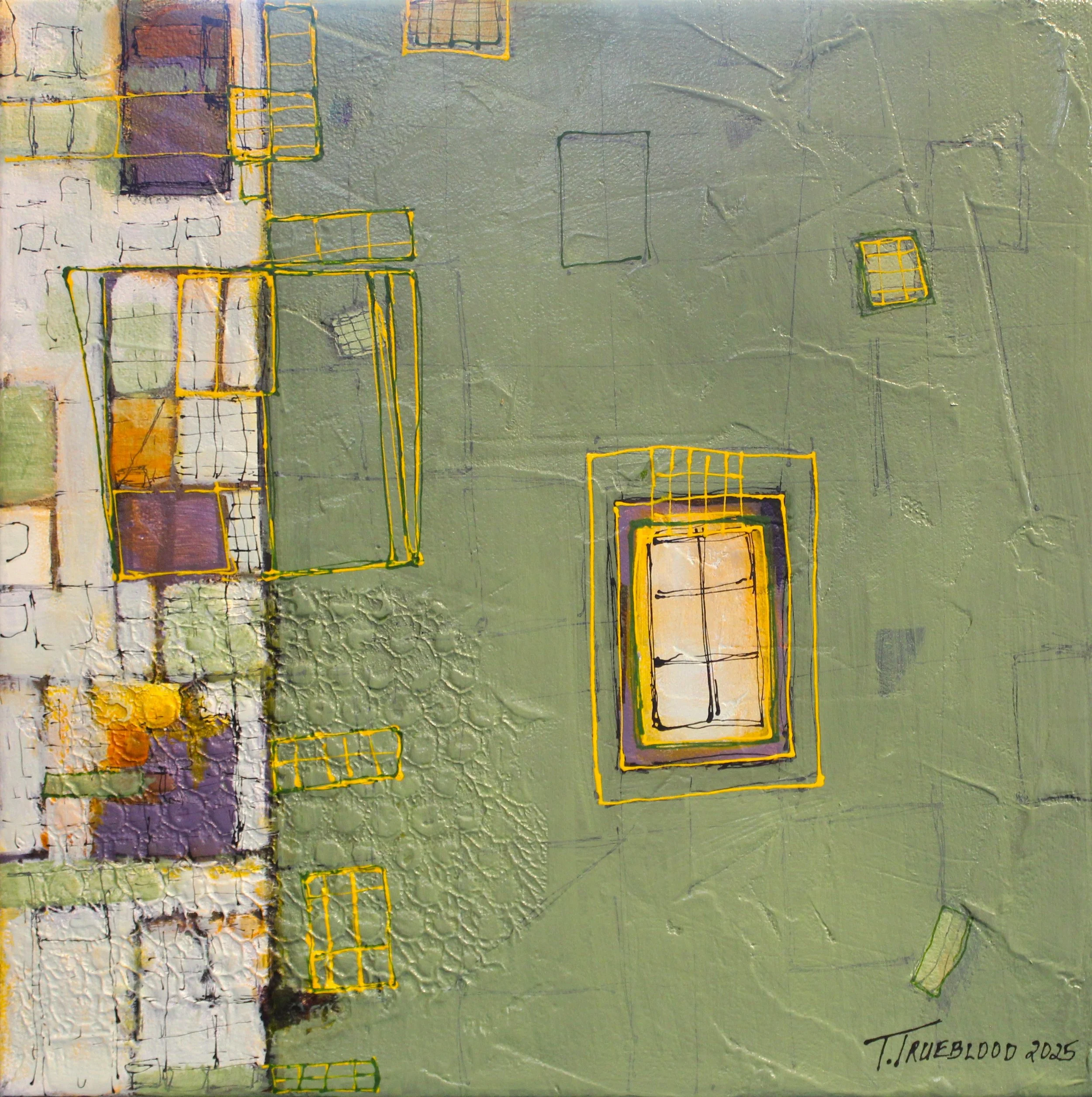 Grid Piping #2  |  12x12 inches