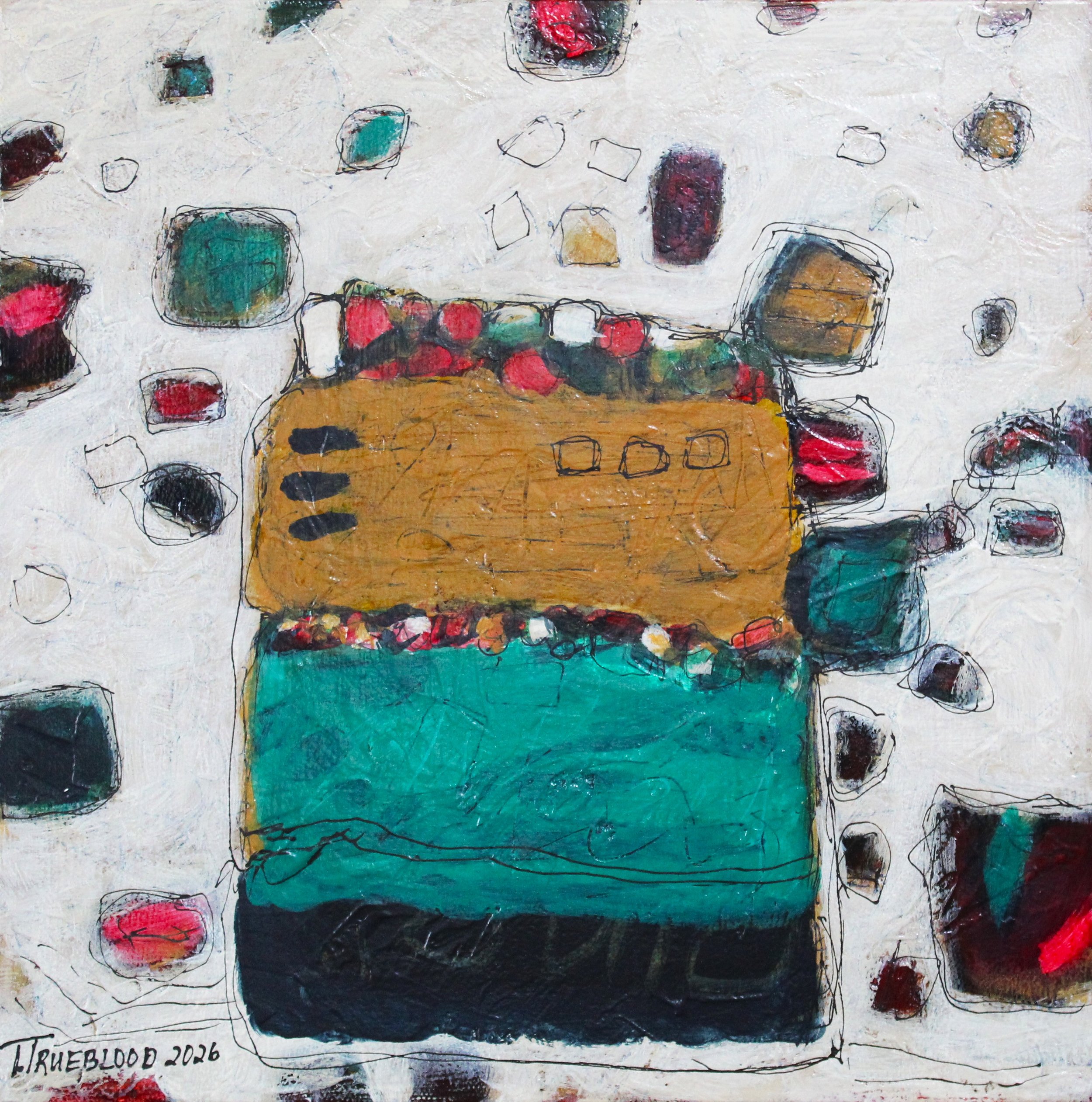 February Rucksack  |  12x12 inches