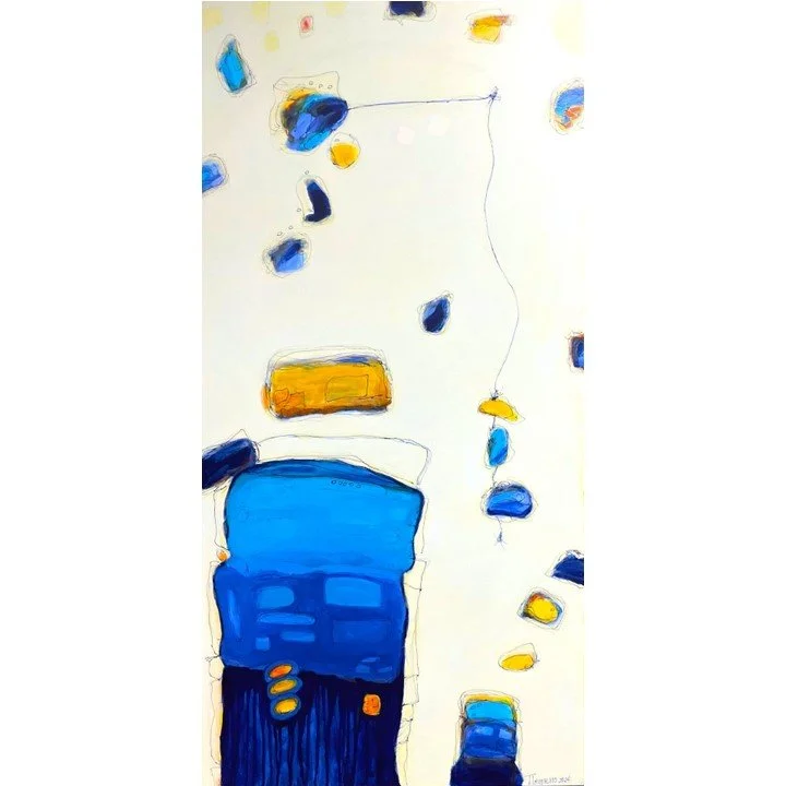 Bluey | 24x48 | Acrylic | 2024