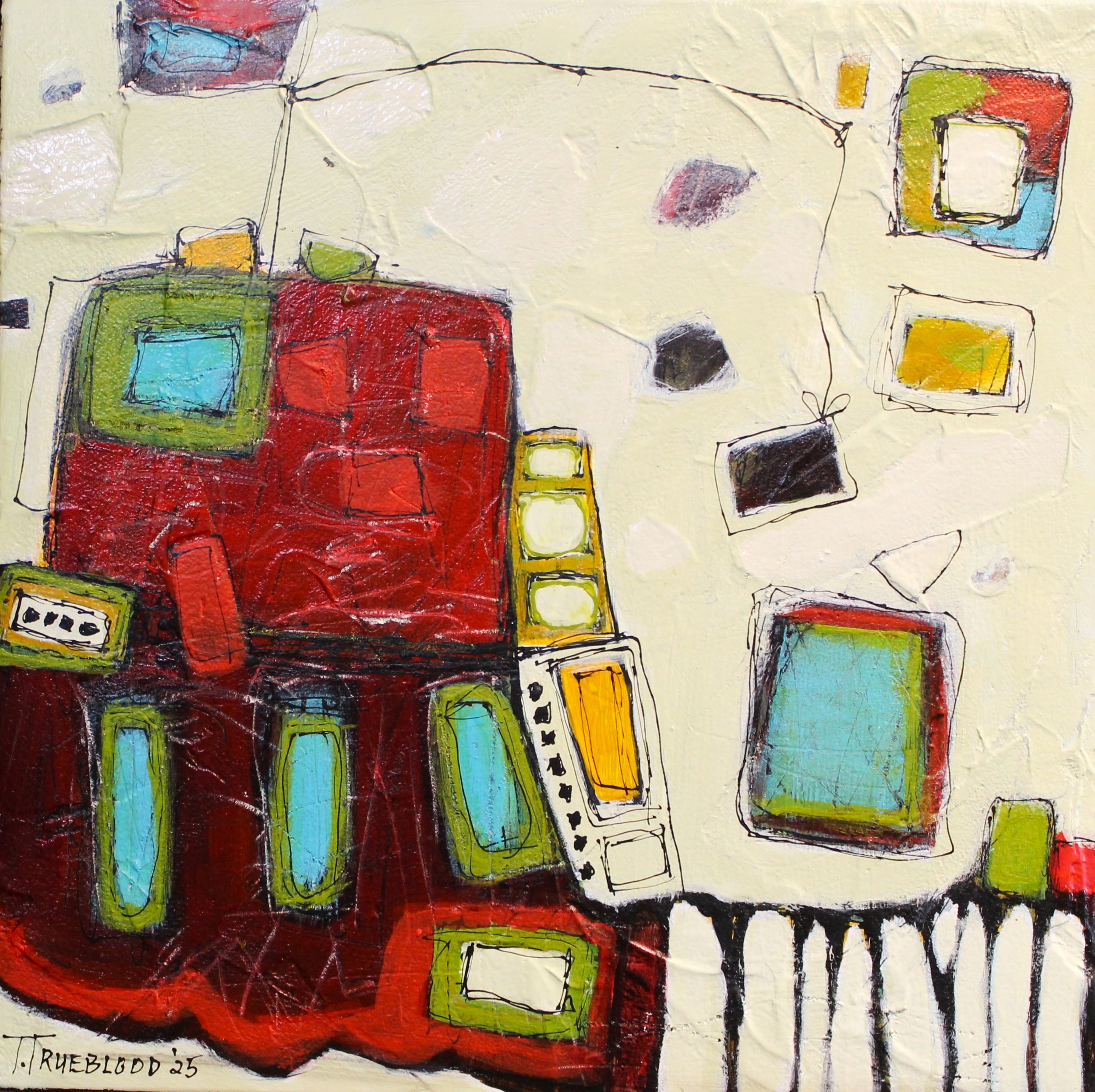 Slippery Slope #1  |  12x12x1.5 inches