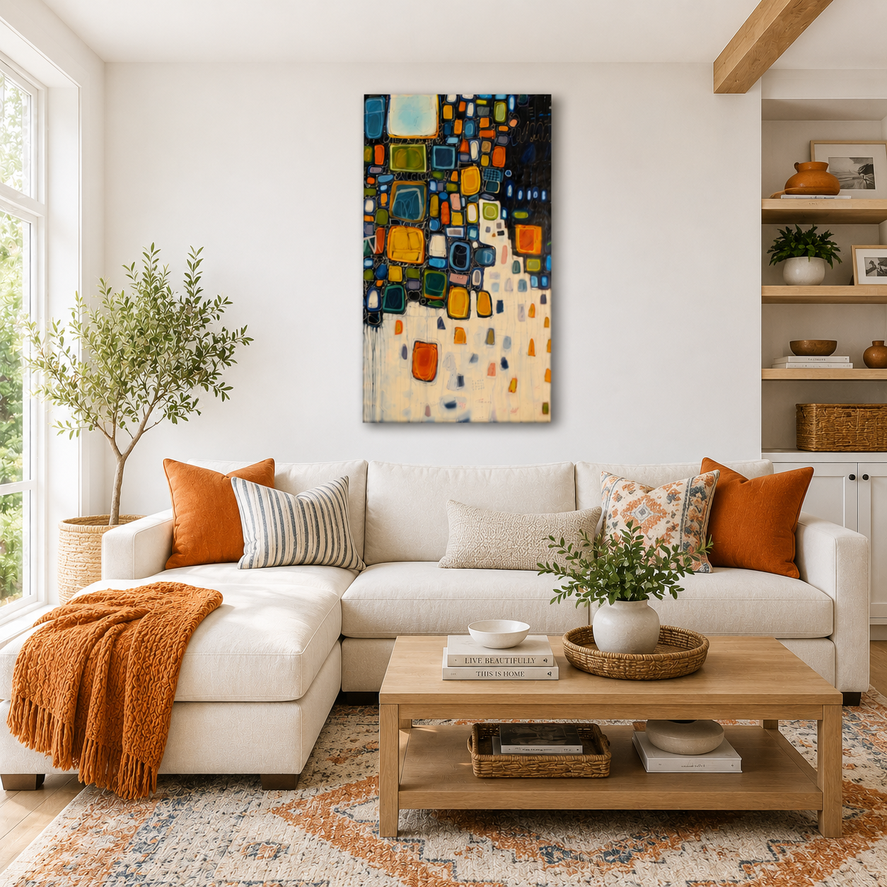 Moonlight Geometry Family Room wOrange accents.png