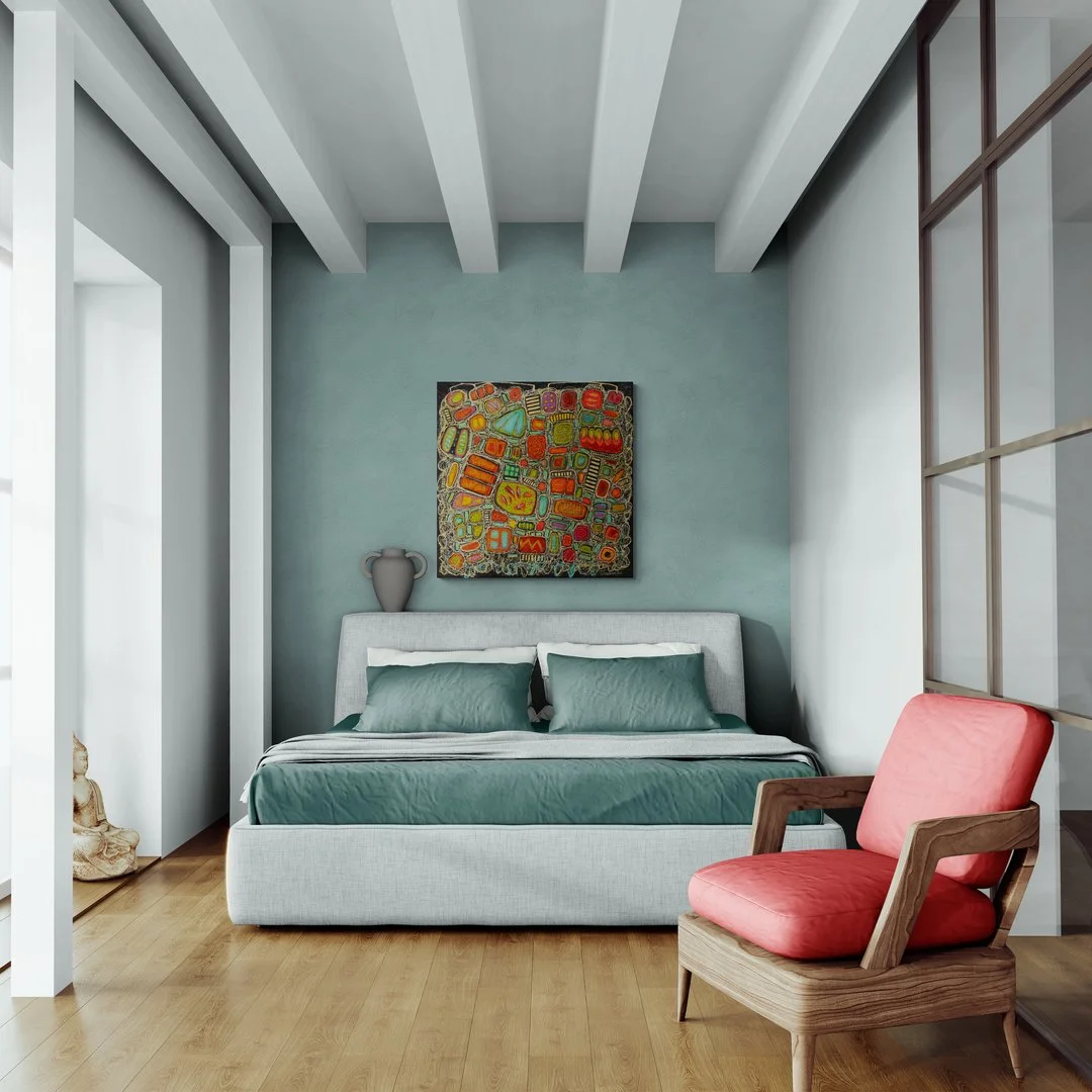 luxury-bedroom-with-a-buddha-statue red chair.jpg