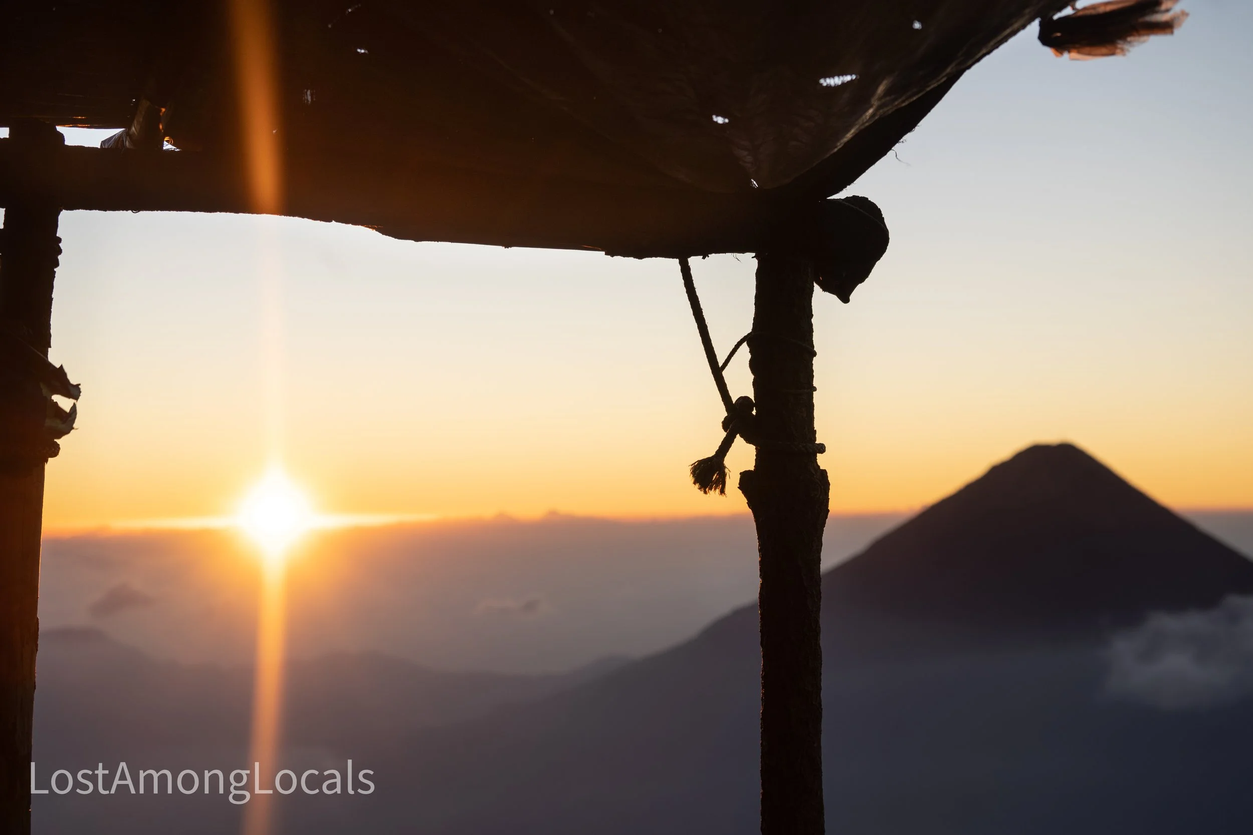 Sunrise on Volcano Acatenango Guatemala
