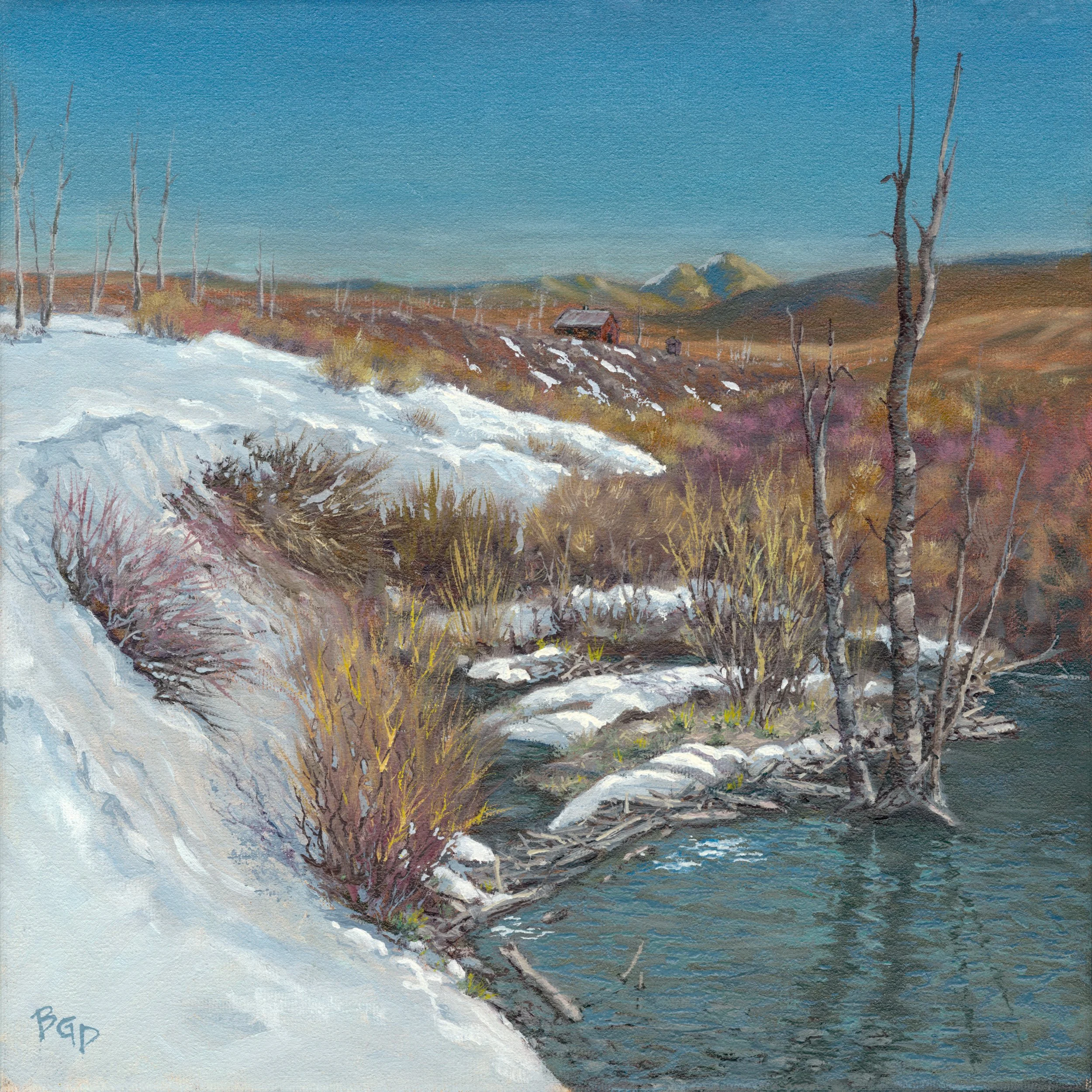 "Leopard Creek on the Last Dollar Ranch"
12"x12" oil on canvas. prints available. 