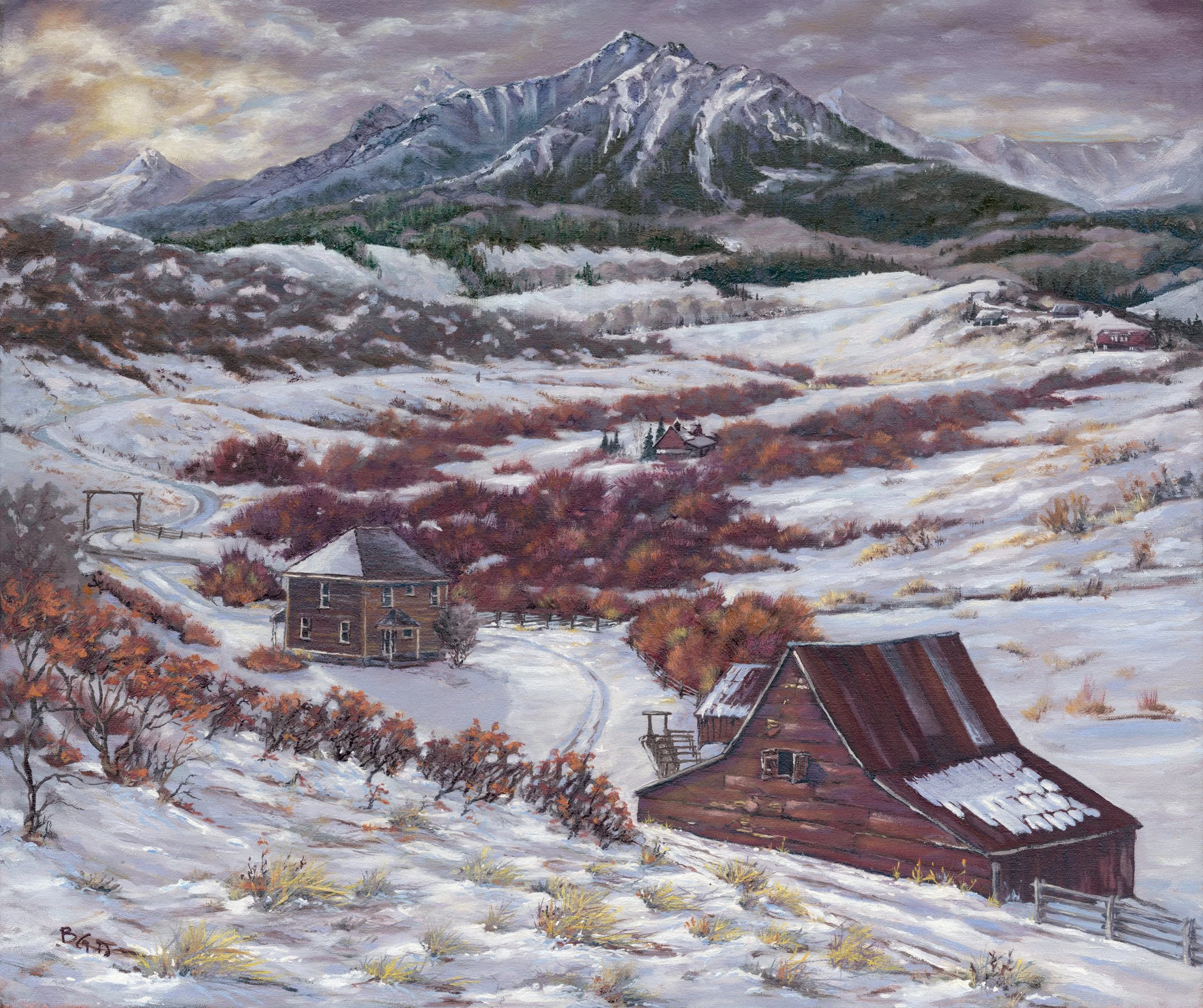 "True Grit Ranch"  oil on canvas. (sold)
Prints available.

