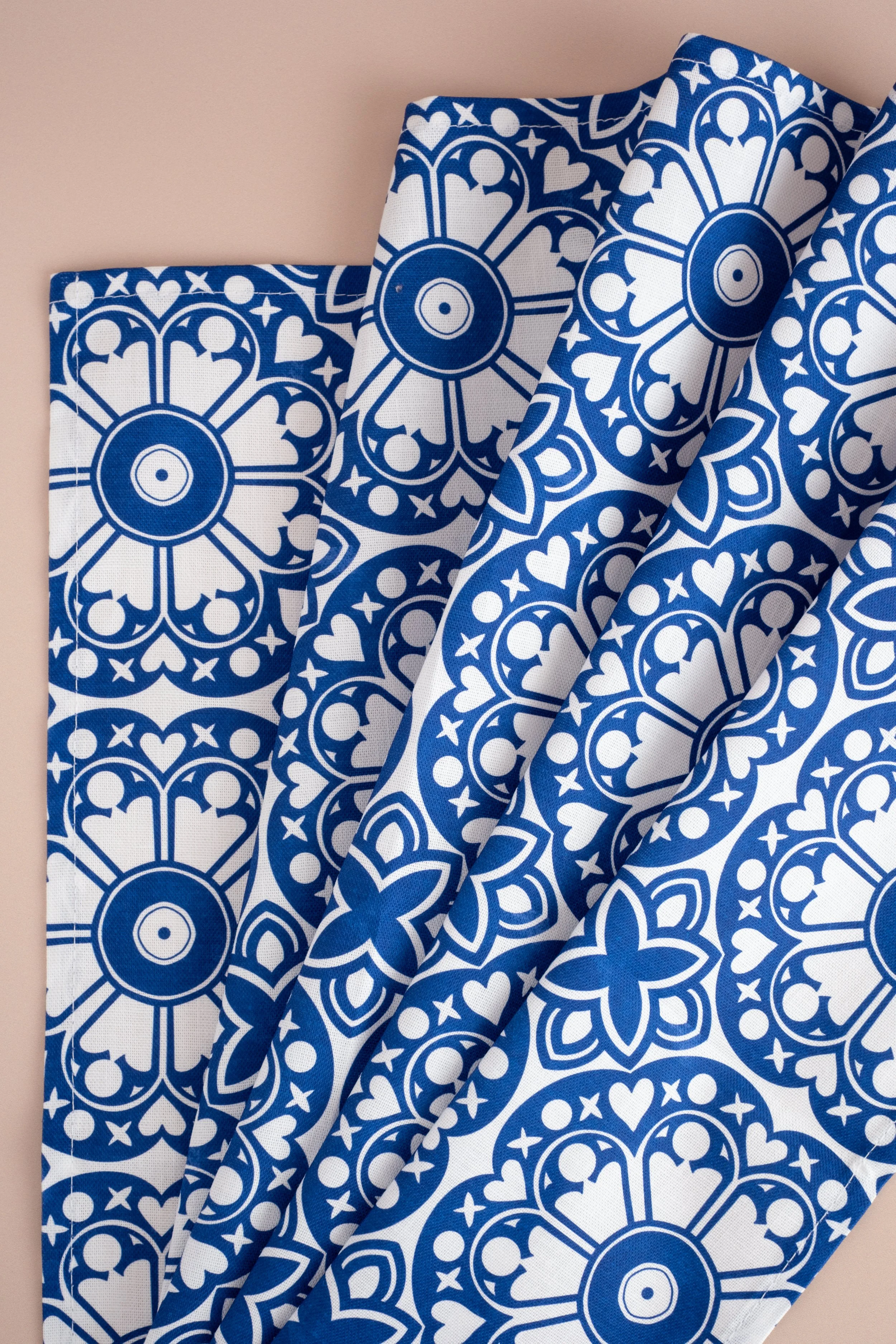 Duomo Circles Heart - Tea Towel