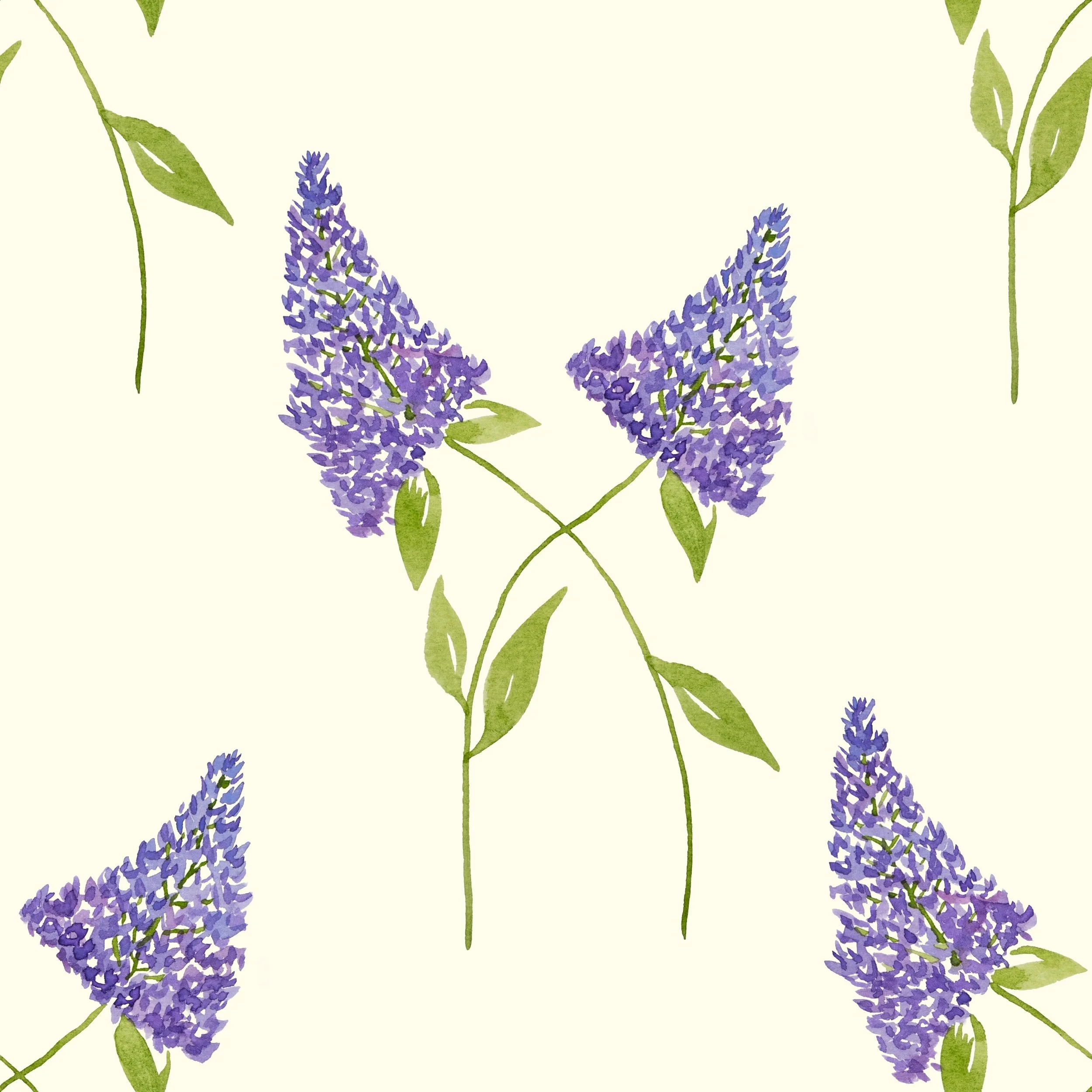 Lilac Blooms Grid - Large