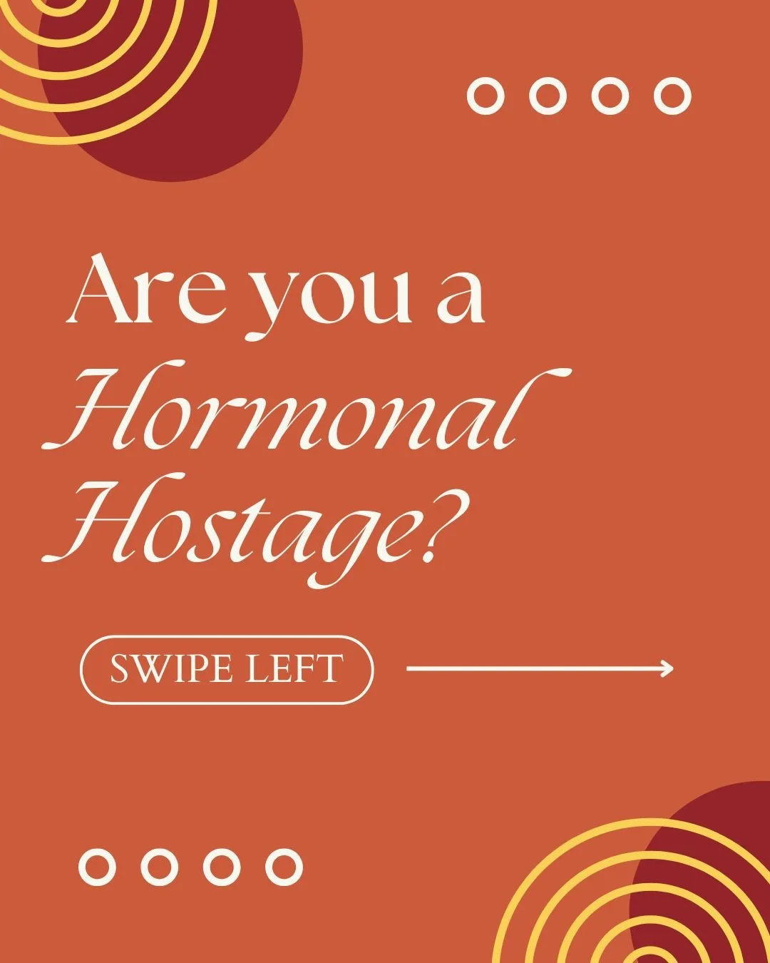 Are you a "Hormonal Hostage" during menopause? 💥⁠
⁠
Society tells us that menopause is a slow march toward irrelevance, characterized by suffering that we are powerless to stop.⁠
⁠
We blame the dropping hormones for everything&mdash;the we