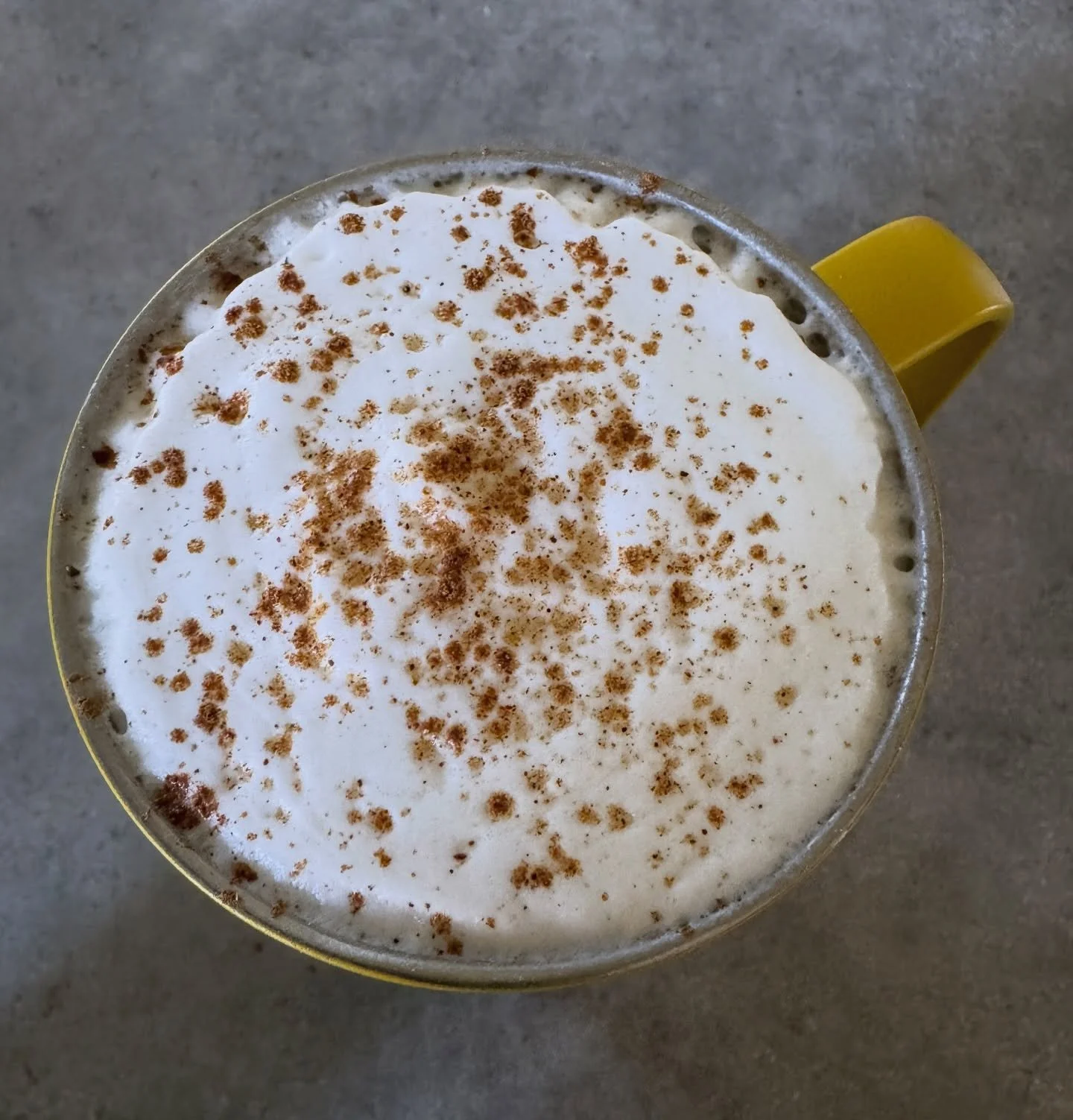 15/365
My homemade, hormonal support, fresh-brewed chai tea latte with a dash of cinnamon. #treat