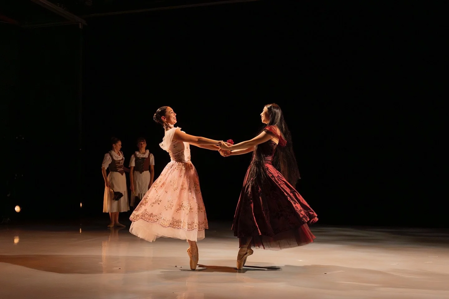 Happy World Ballet Day from Carmilla and Laura 💖!! Pangea Unveiled was full of ballet pieces (our most yet!) - and we have absolutely loved exploring the capabilities of this beautiful art form 🩰✨. 

🧛&zwj;♀️: @clairefreckles23 
🌸: @reese.maee 
?