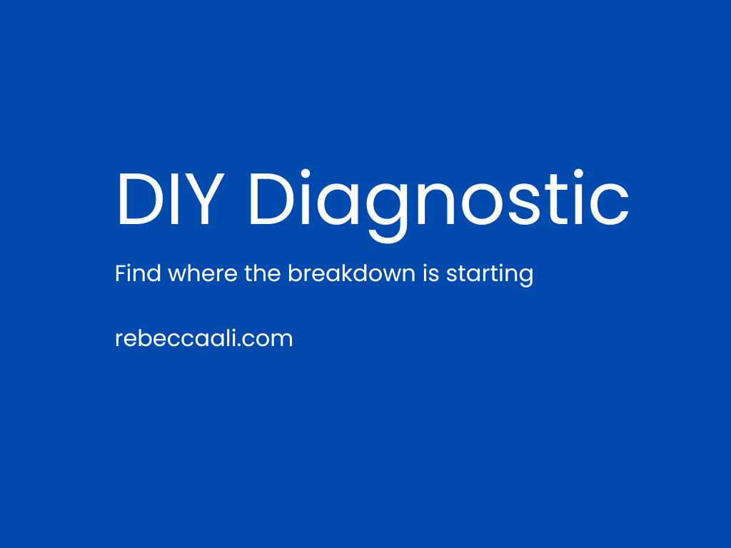 The People Structure Diagnostic: Find Where the Breakdown Is Starting