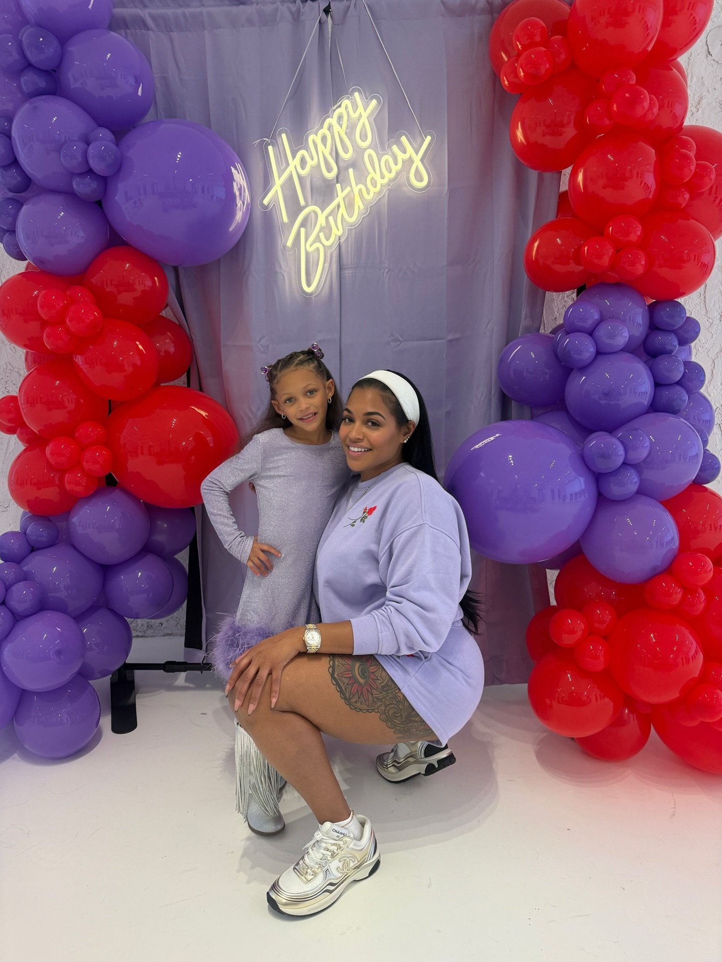 😍I love to see her smile.  My sweetheart bday week is over&hearts;️💜 2/24 Happy Birthday Sevyn🫶🏾