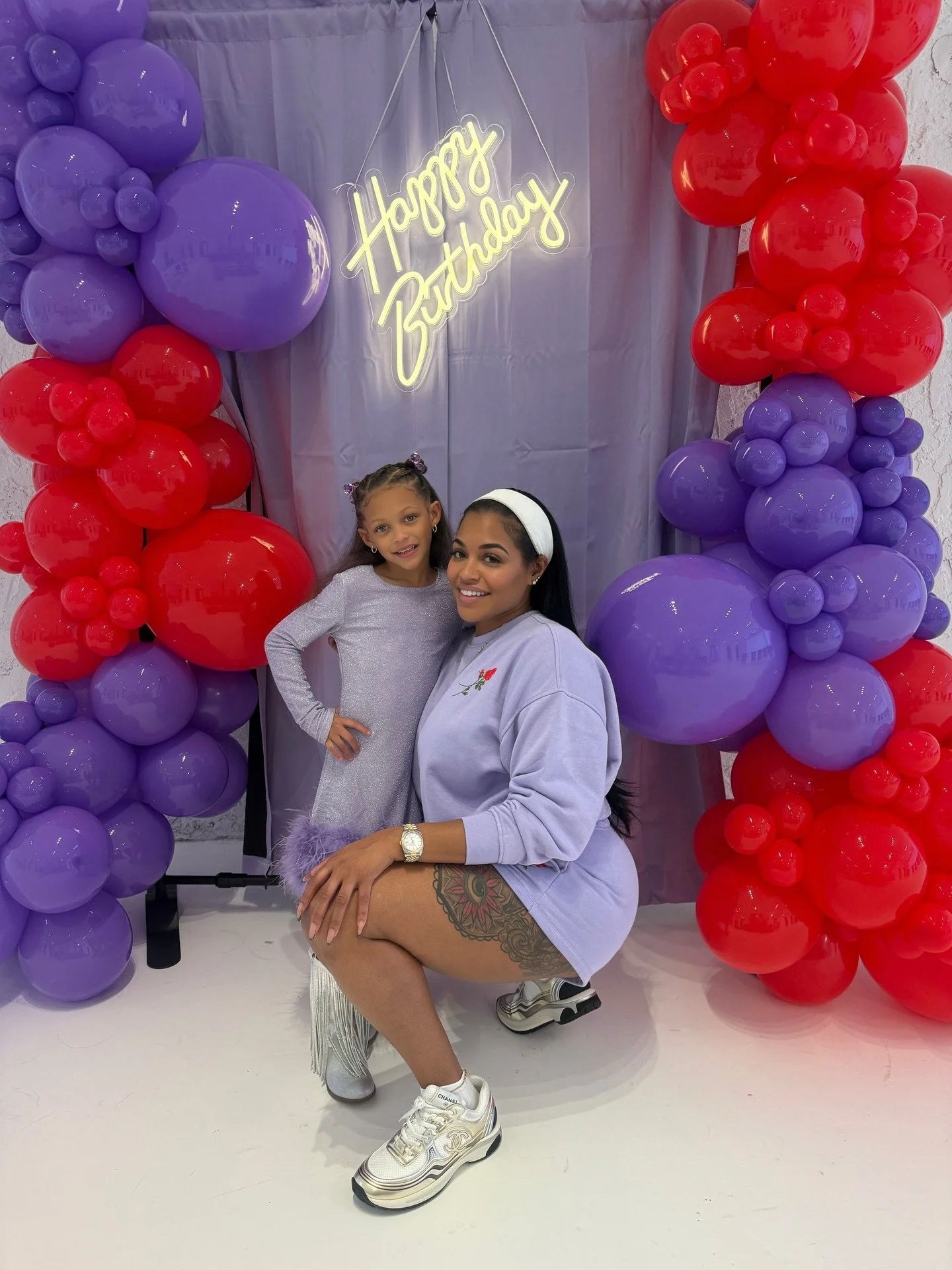 😍I love to see her smile.  My sweetheart bday week is over&hearts;️💜 2/24 Happy Birthday Sevyn🫶🏾