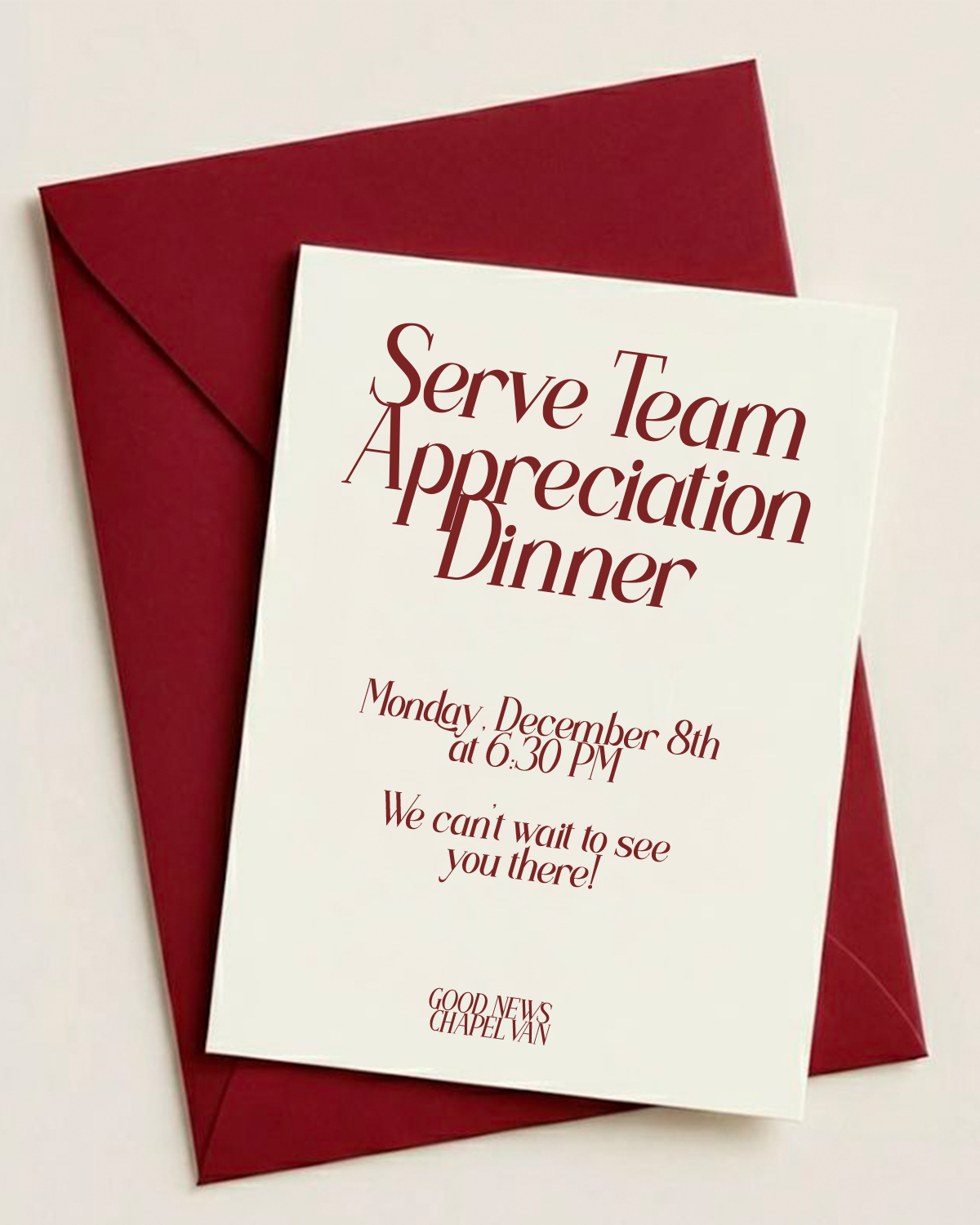 SERVE TEAM APPRECIATION EVENT