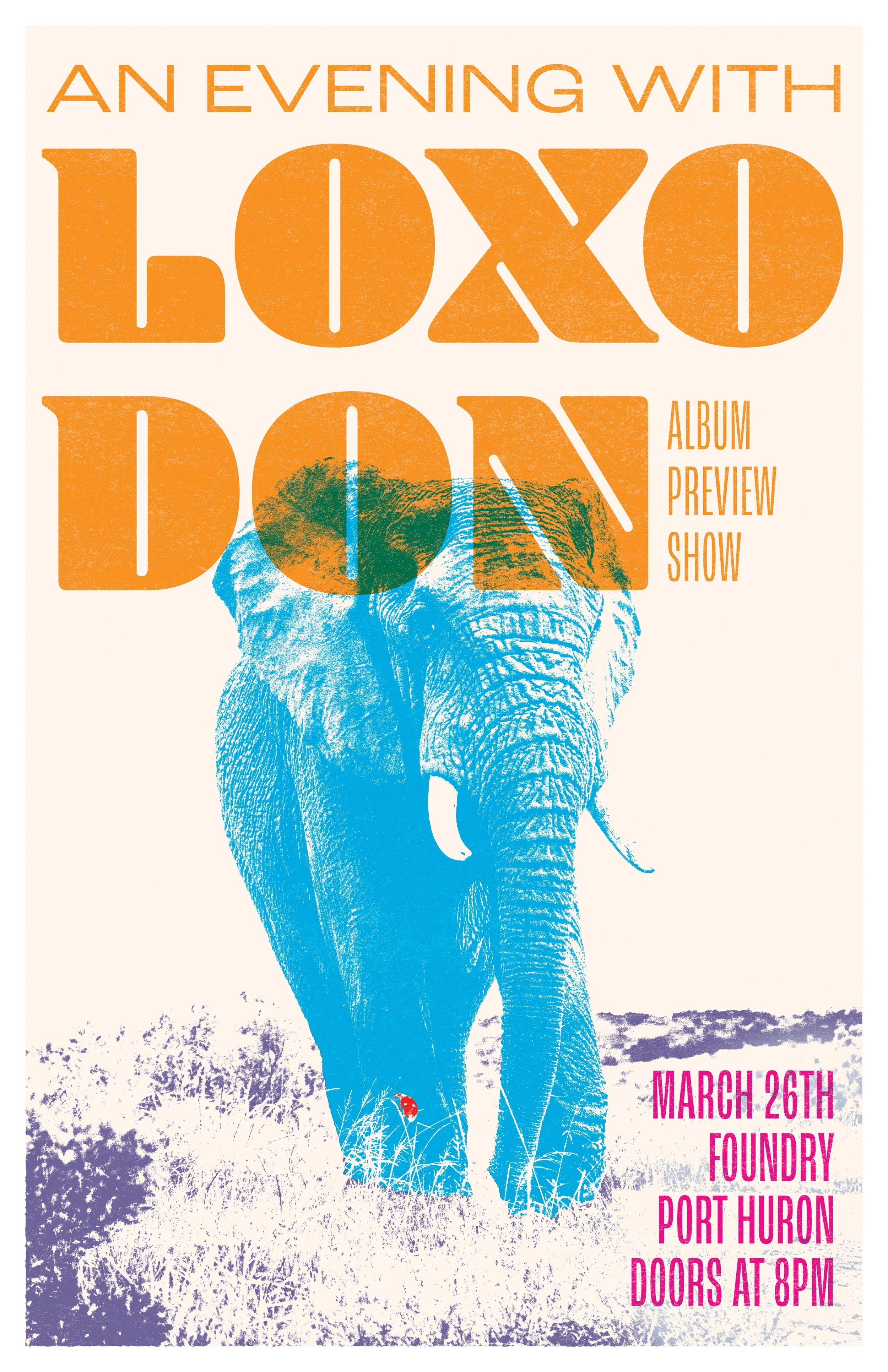 LOXODON Gig Poster