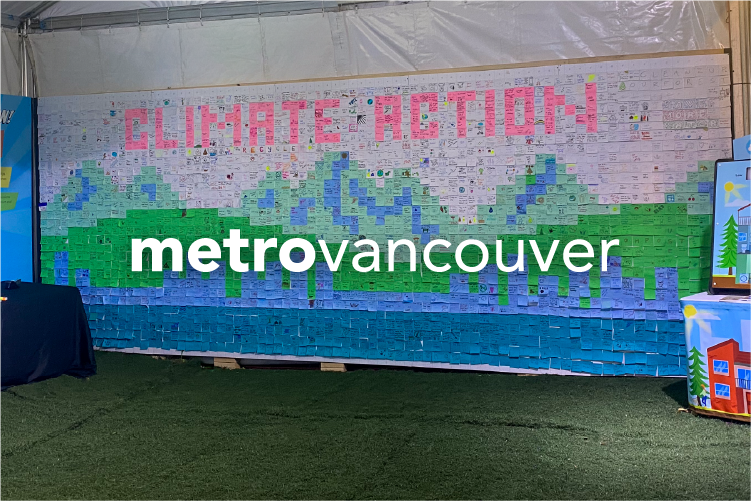Metro Van at the PNE - Climate Action Pledge Wall
