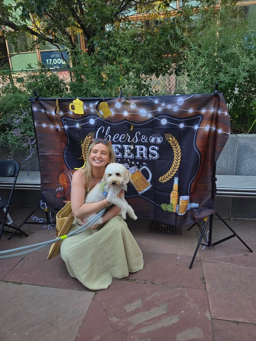 Who doesn't want to enjoy a pint on a nice day out with their best four-legged friend?