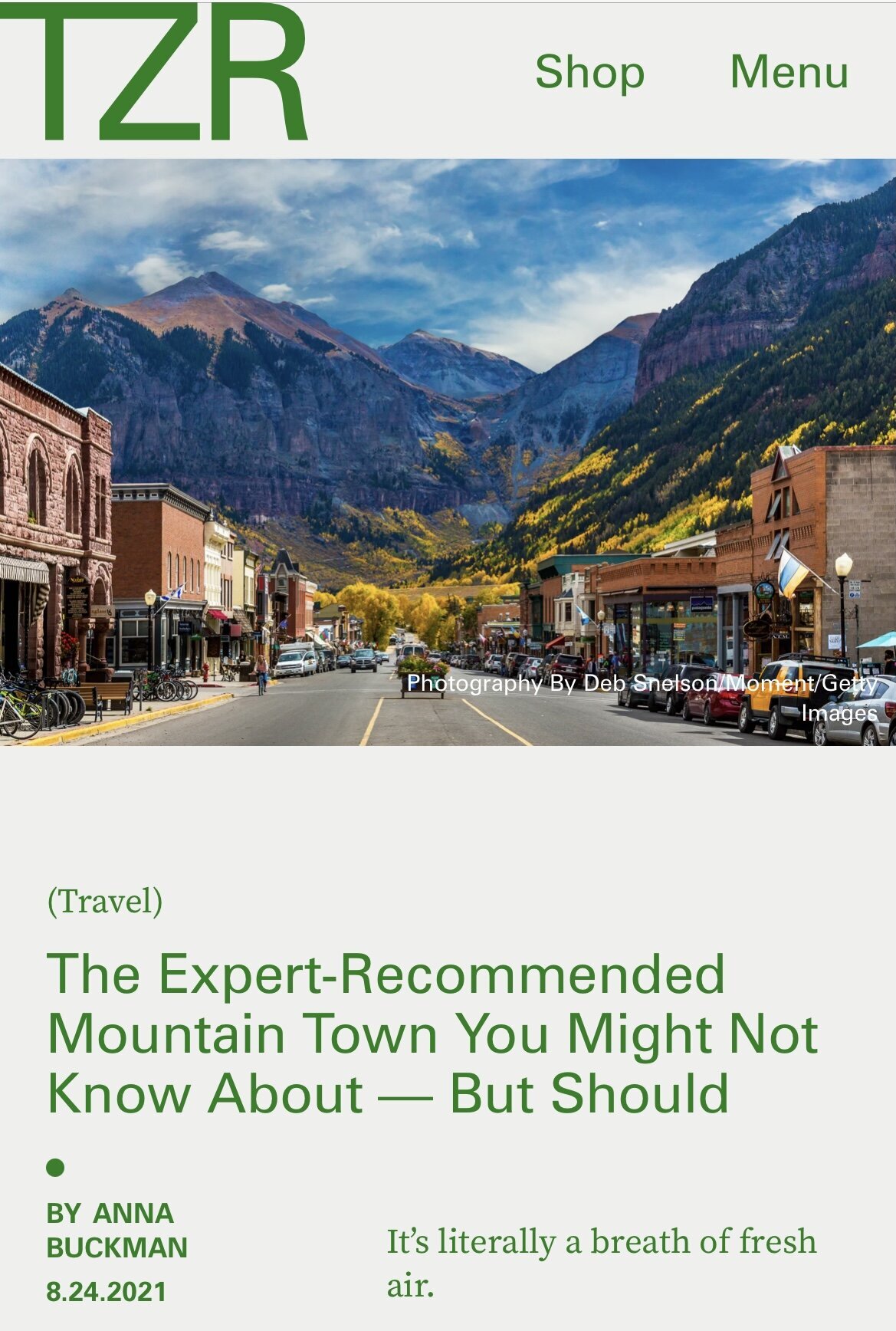 Featured in: The Zoe Report