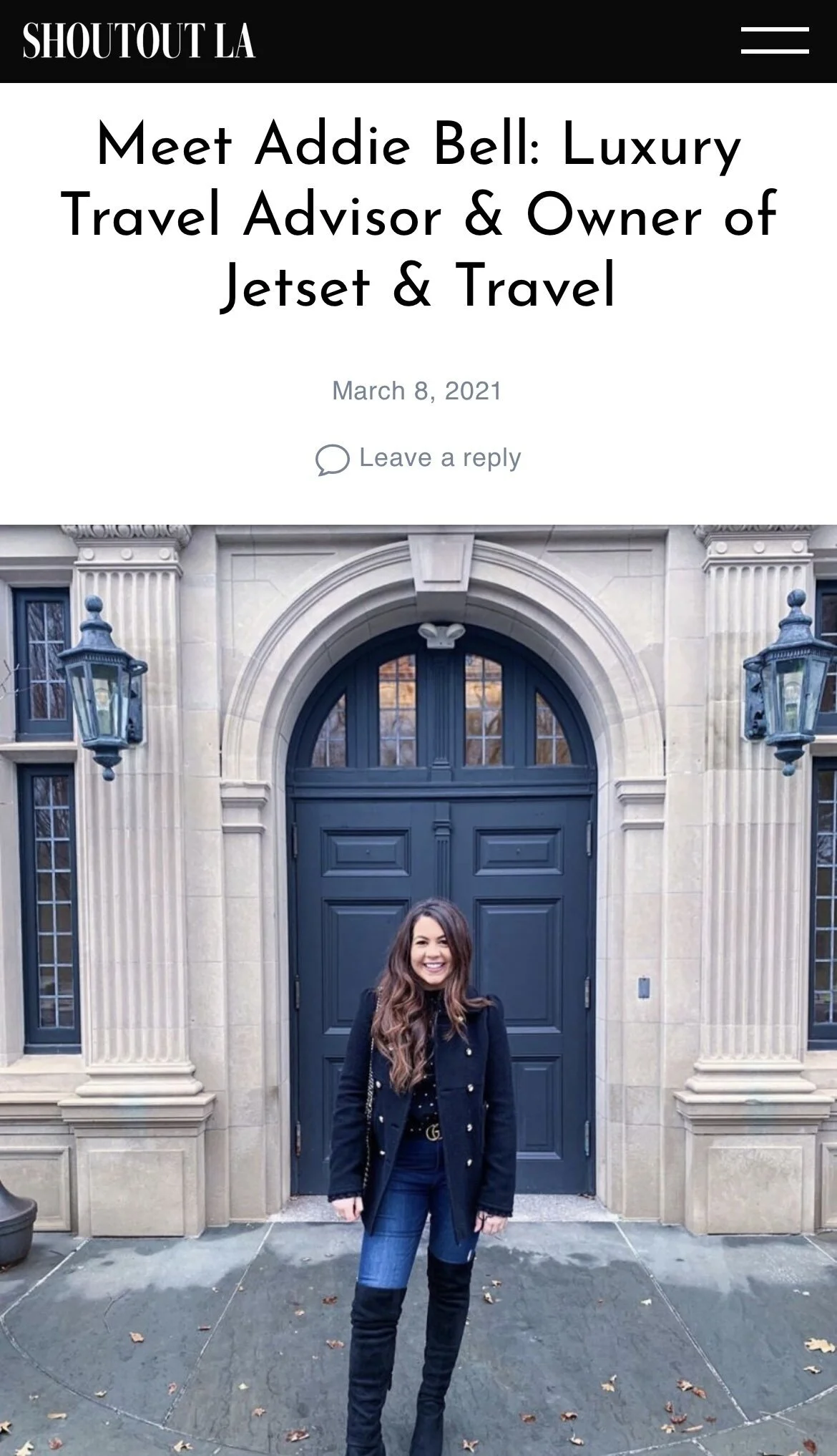 Featured in ShoutOut LA: Taking Risk