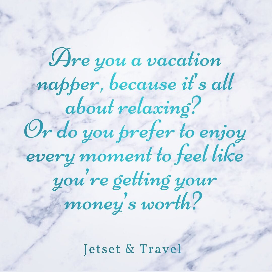 What type of vacationer are you? Comment below 🏝️