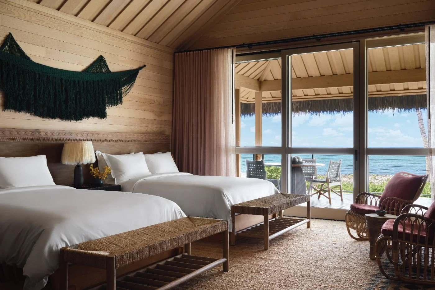Ocean View Two Queens Hale, Kona Village Rosewood