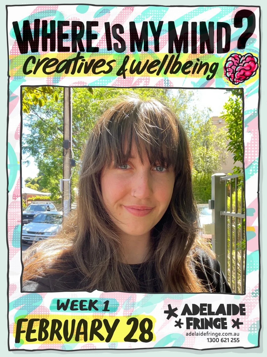 Really excited to be joining the panel for Where Is My Mind? Creatives &amp; Wellbeing as part of the 2026 Adelaide Fringe 🧠🫀

I&rsquo;ll be speaking alongside an incredible lineup of artists and creative thinkers this Sat 28th Feb 3pm at @ern.mall
