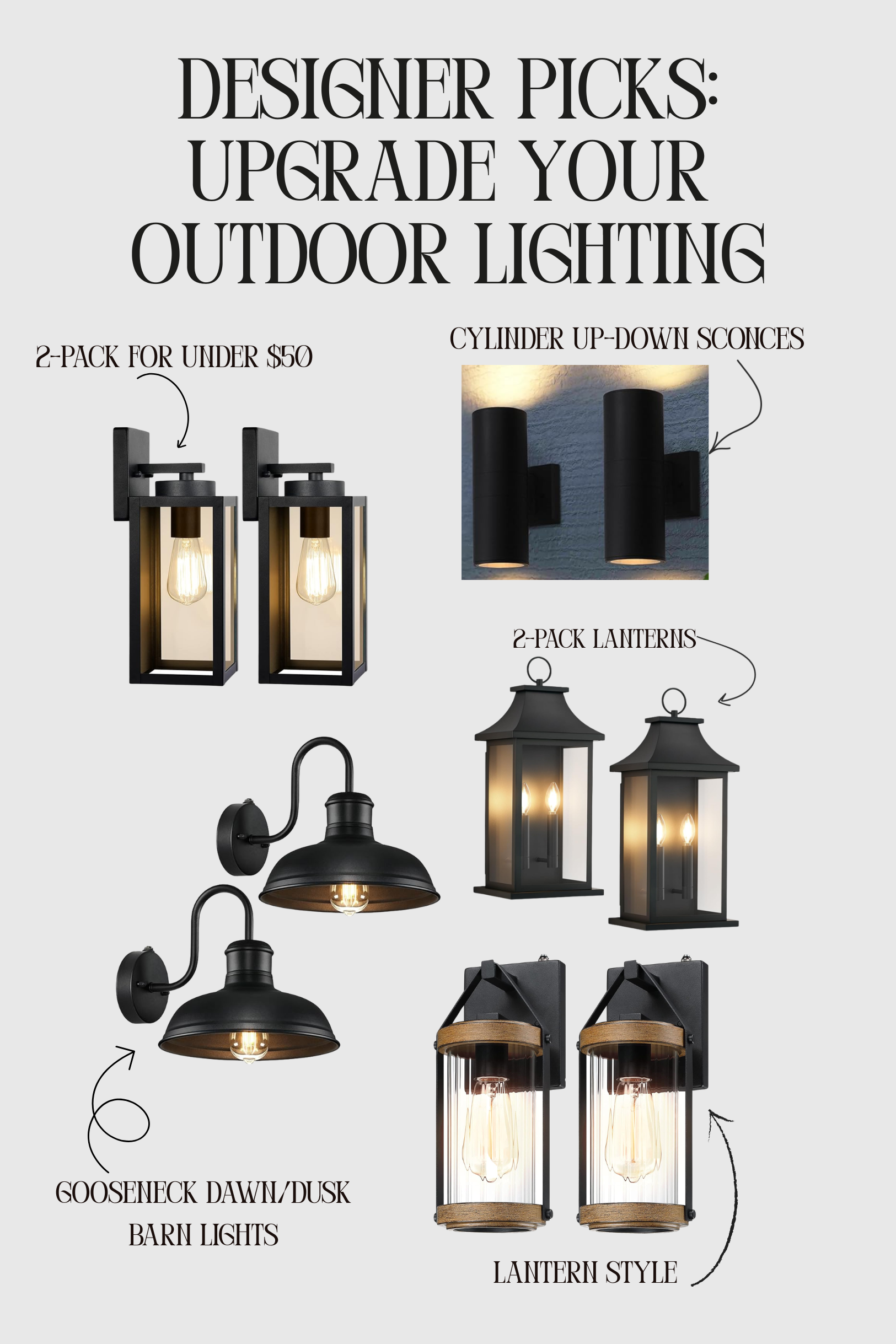 UPGRADE YOUR LIGHTING