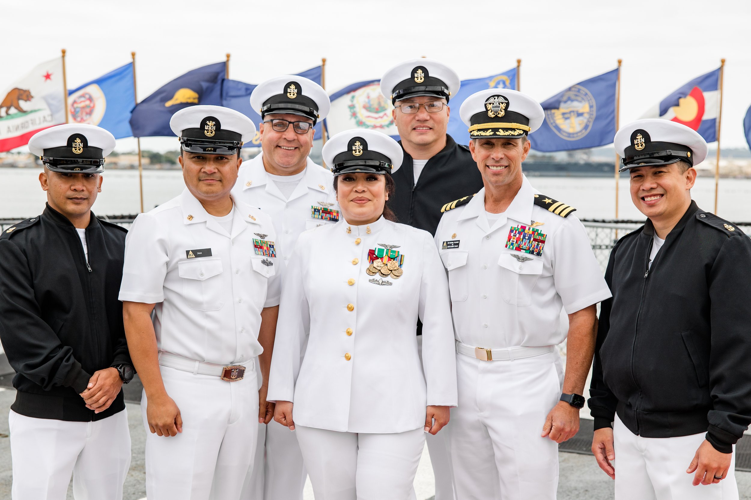 Naval officers USS Midway