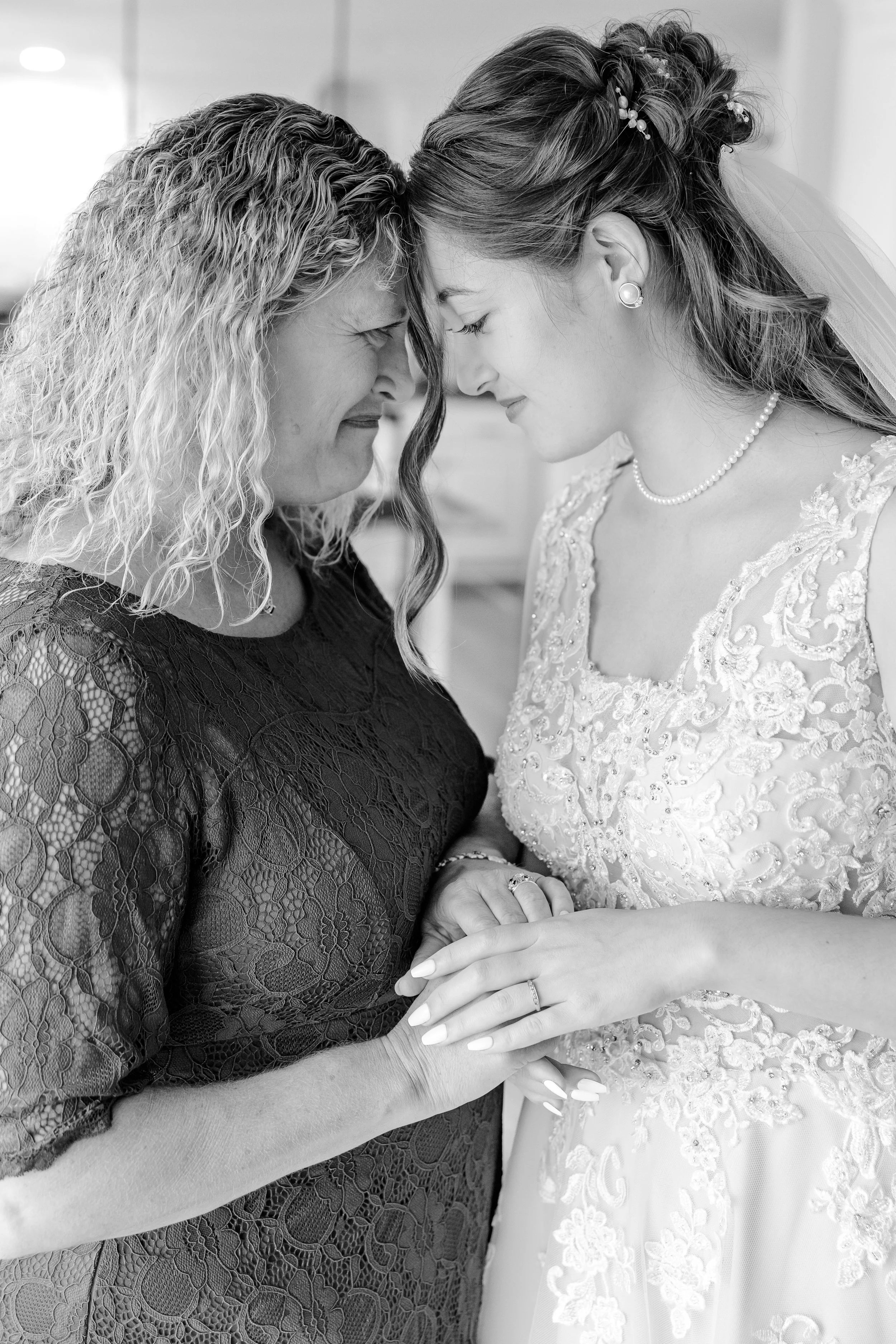 black and white mother daughter