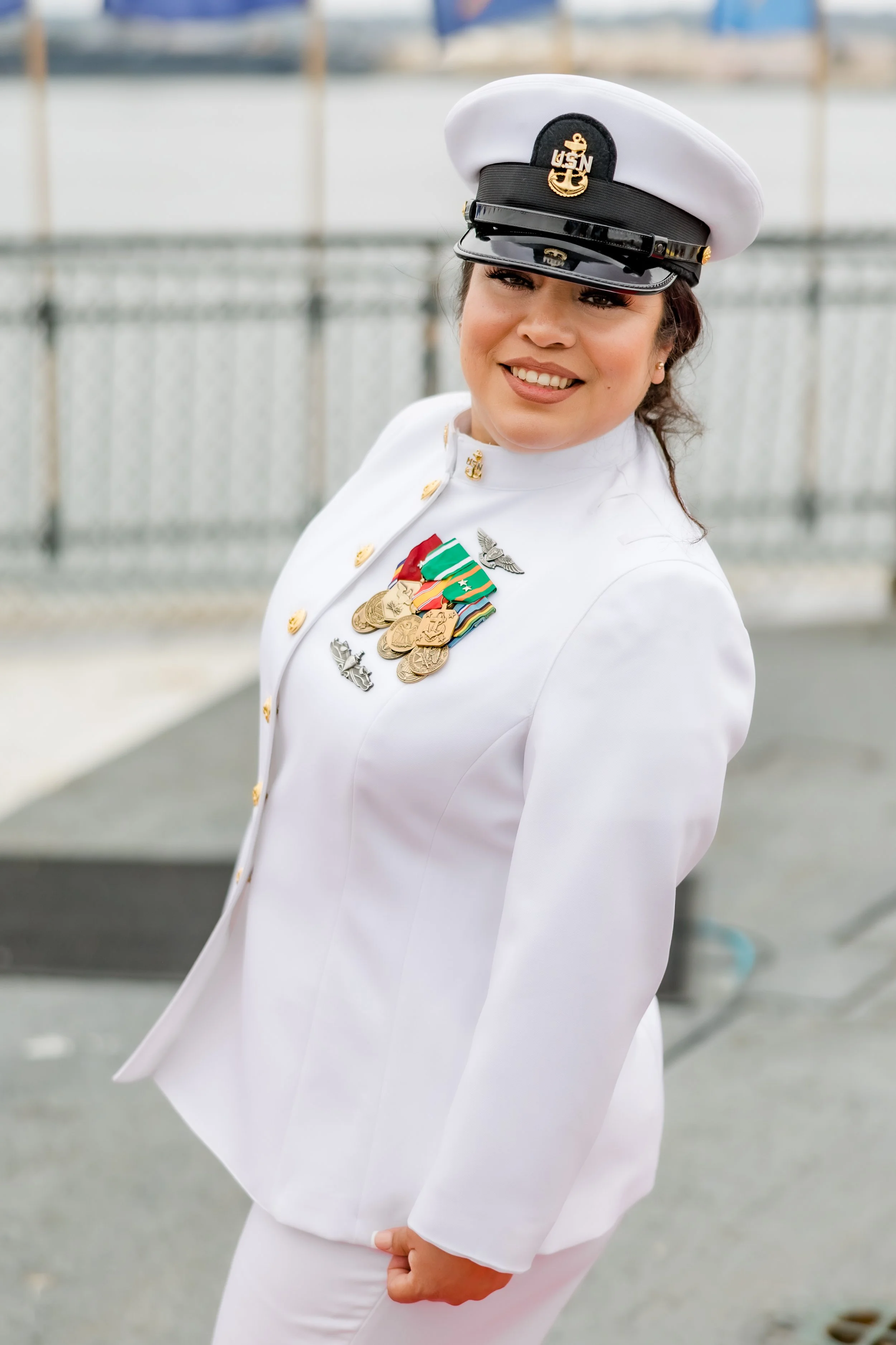 Elizabeth Olivas Naval Officer