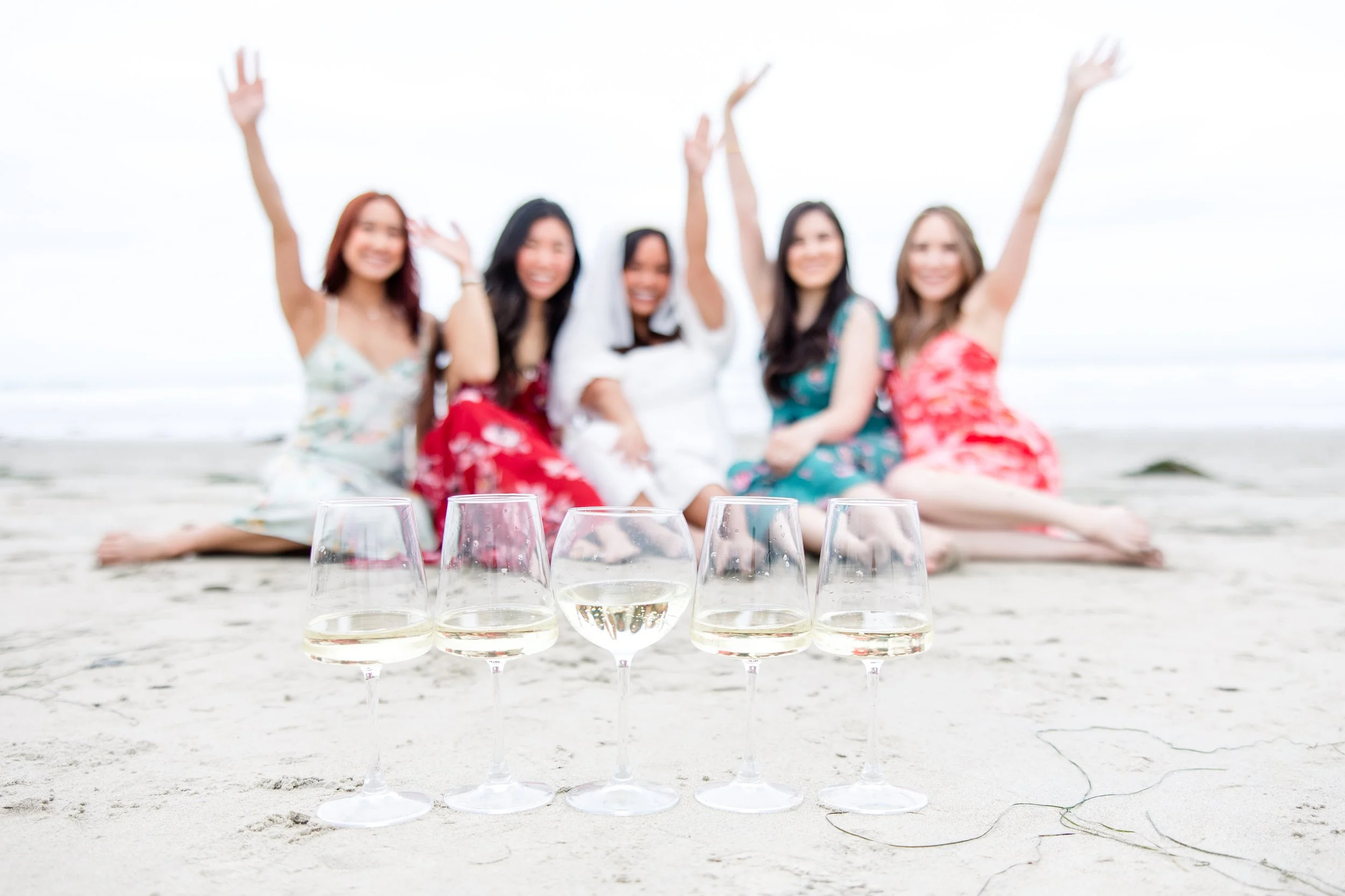 bachelorette celebration beach