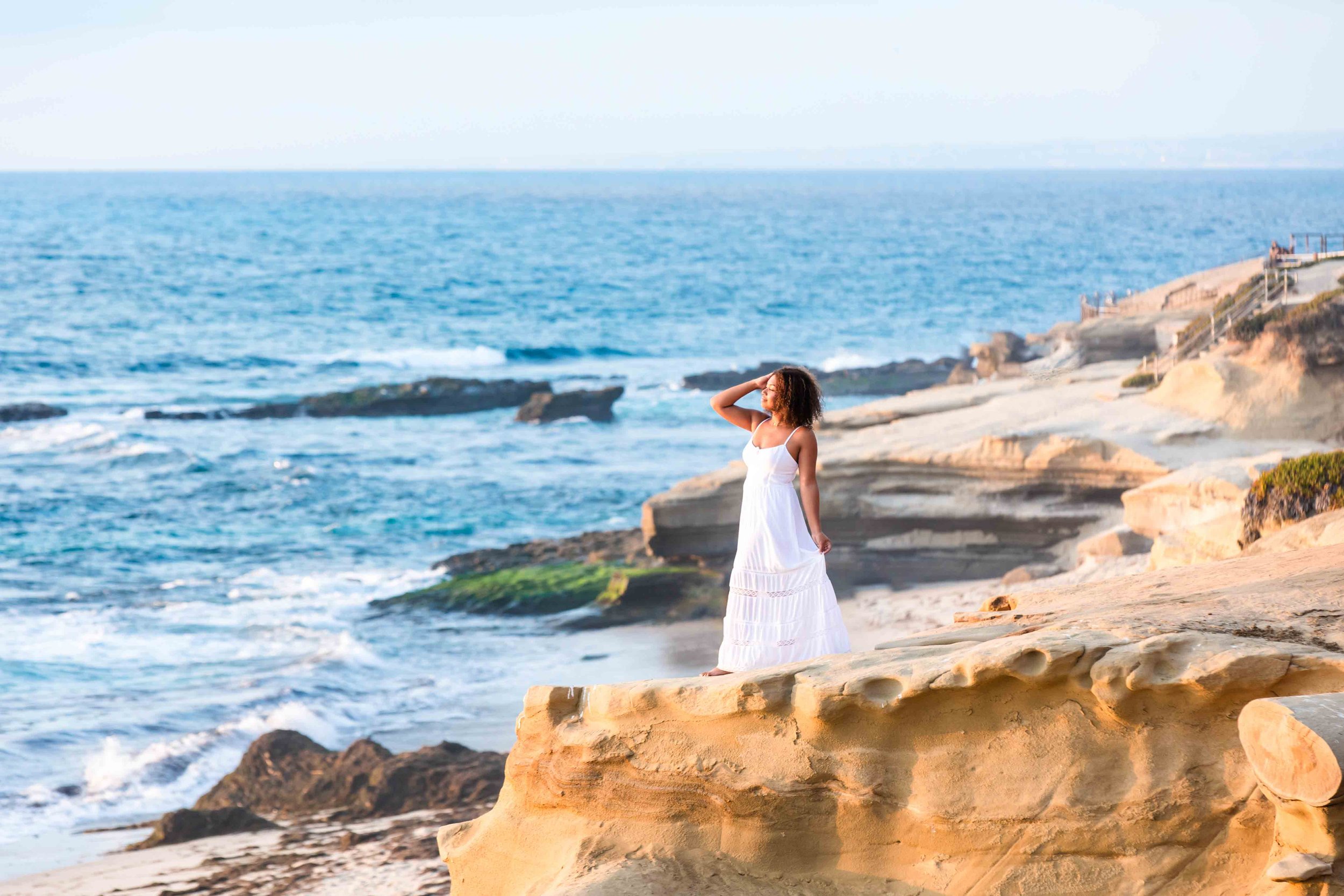 black-woman-ocean-beach
