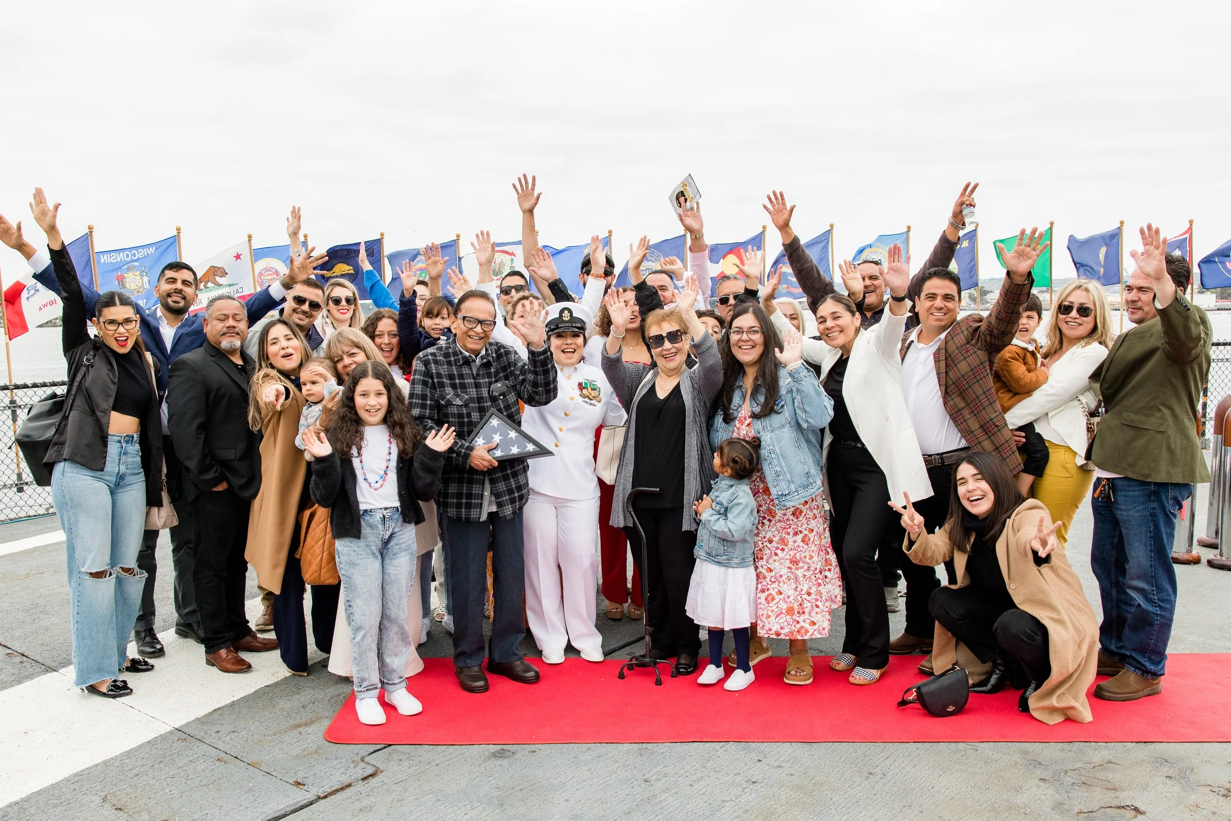 Family photography USS Midway