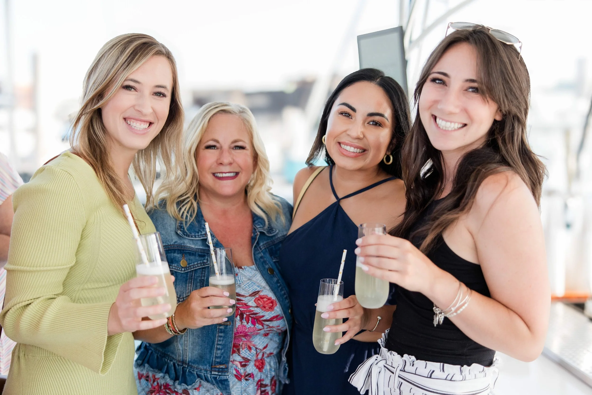 ringmasters guests on catamaran