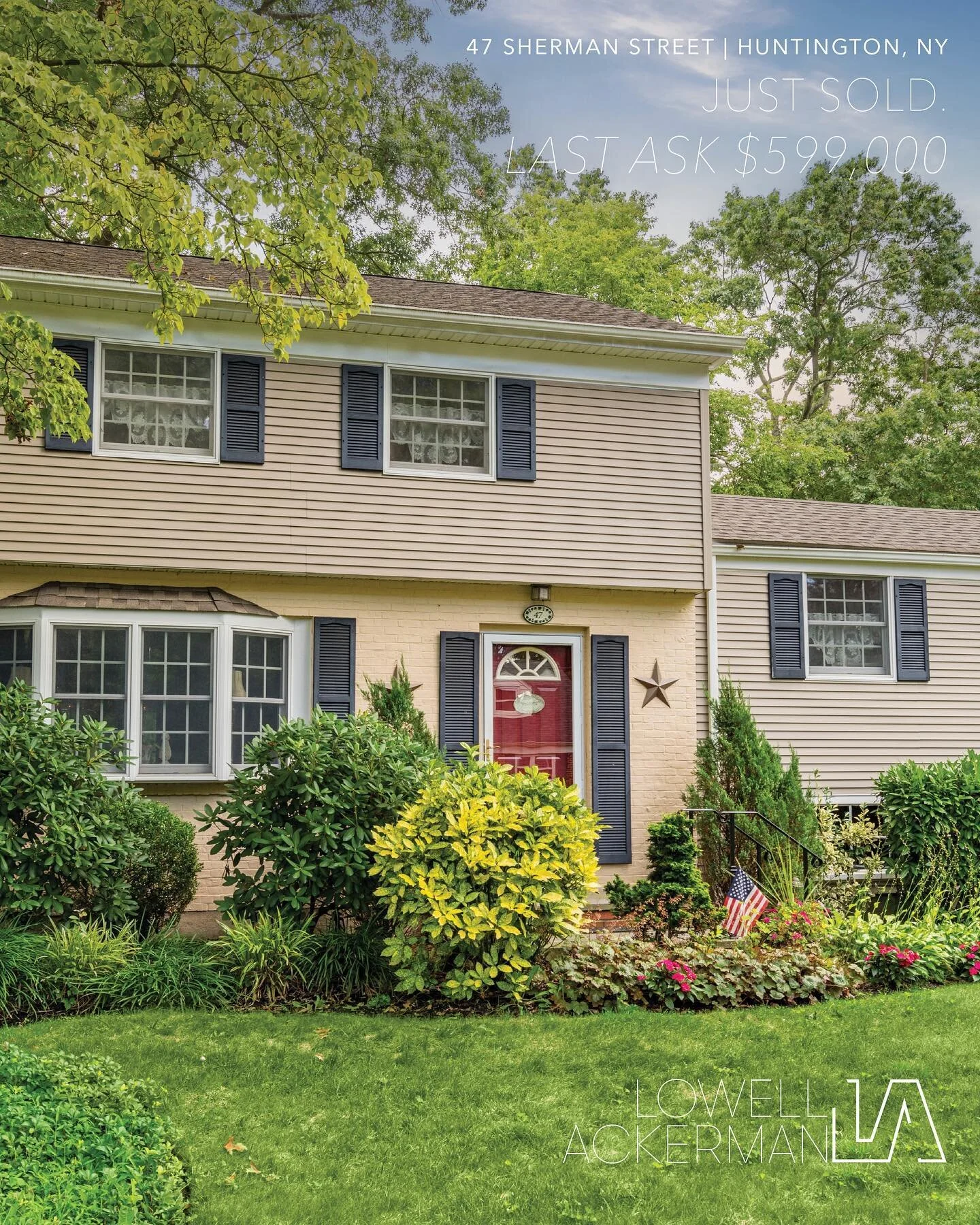 SOLD. | Huntington 

47 Sherman Street has officially sold and closed with a last asking price of $599,000 and sold for over asking after one weekend on the market. 
.
.
Daniel Gale Sotheby&rsquo;s represented both sides of the transaction. Congratul