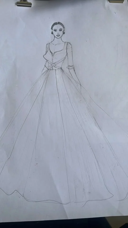 Custom Red Wedding Dress With Removable Skirt (7).jpg